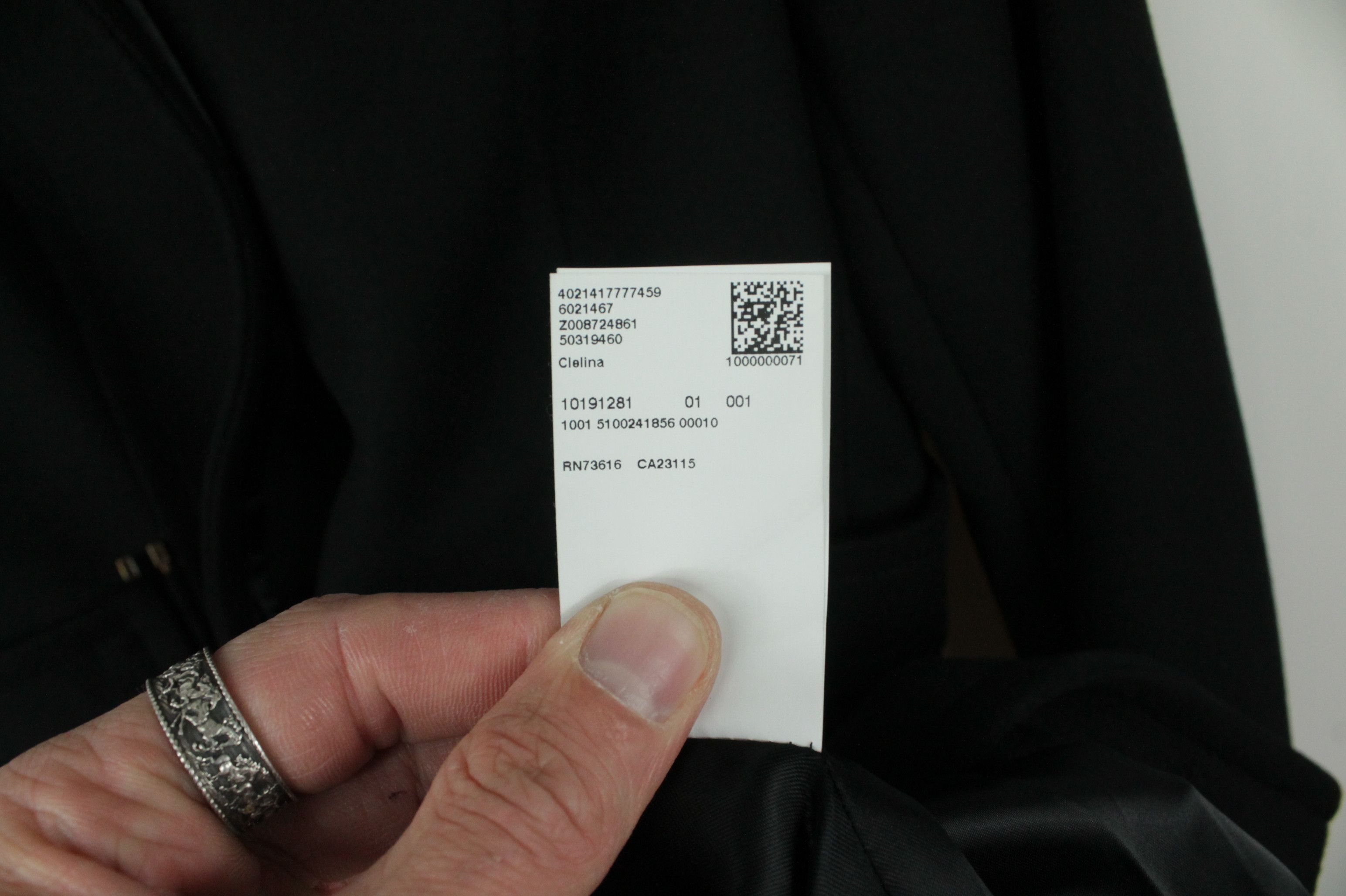 Hugo Boss Hugo Boss Clelina Black Wool Cashmere Tailored Coat Size M / US 6-8 / IT 42-44 - 9 Thumbnail