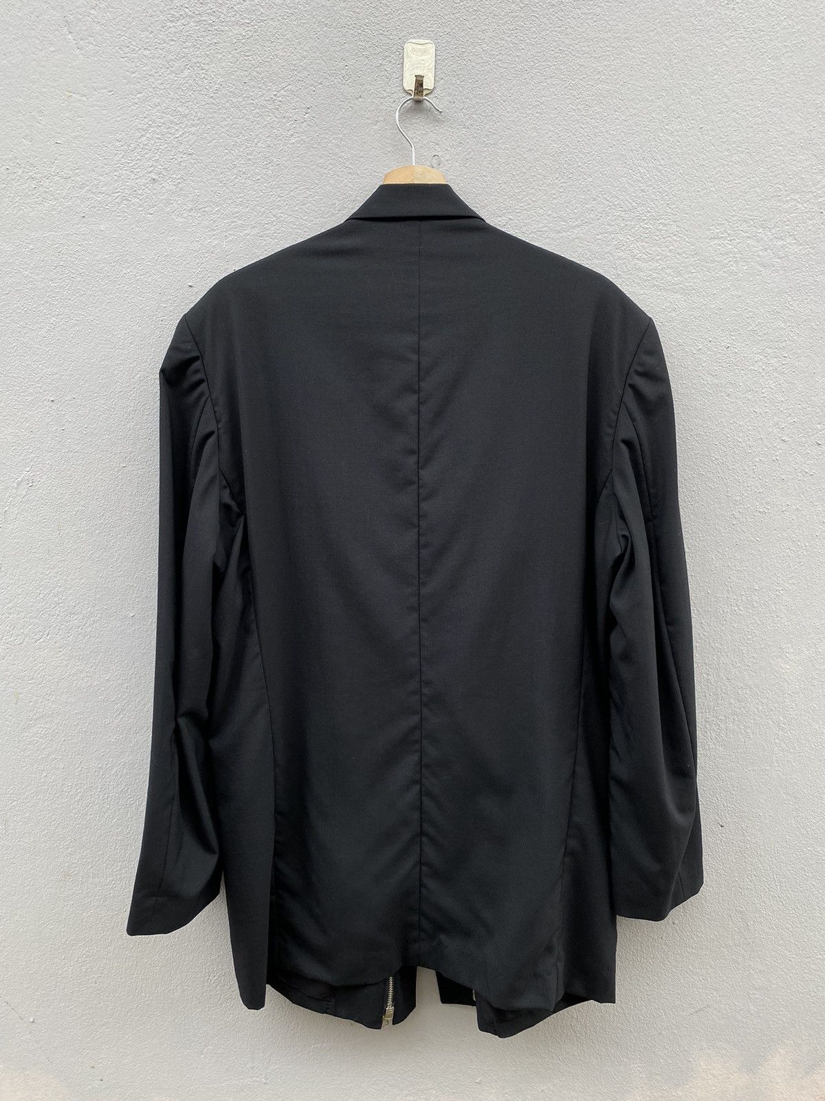 Yohji Yamamoto Yohji Yamamoto LQ Ys For Men Zipper Blazer 2way Rare Design Size 42R - 12 Thumbnail