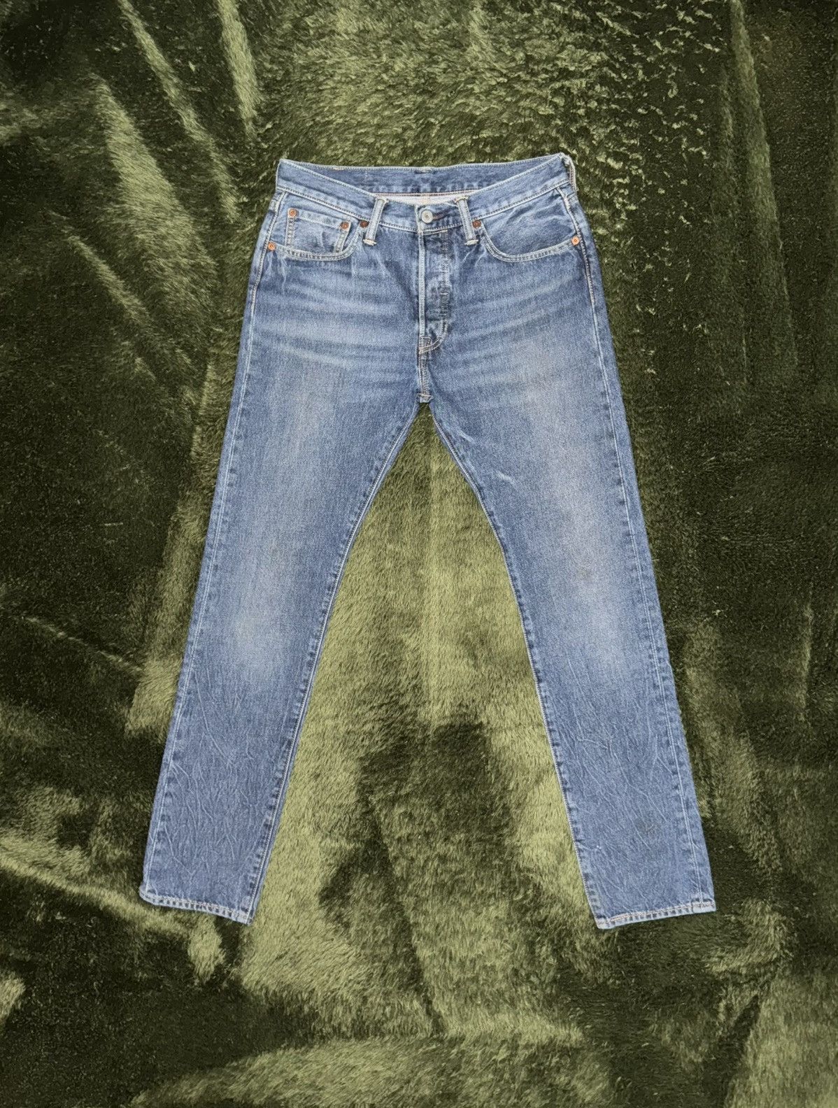 Levi's [W31/L32] Levi’s 501 S washed Leather label Denim Pants Size US 31 - 1 Thumbnail