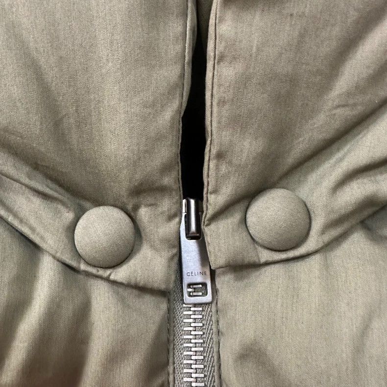 Celine celine size 34 Avocado Army Green Long Down Jacket 2502-Nex Size US M / EU 48-50 / 2 - 4 Thumbnail