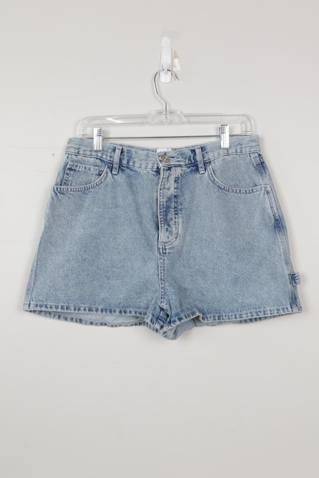 Bdg 2020's BDG Light Wash High Rise Carpenter Denim Shorts Size 40" / US 18 - 1 Thumbnail