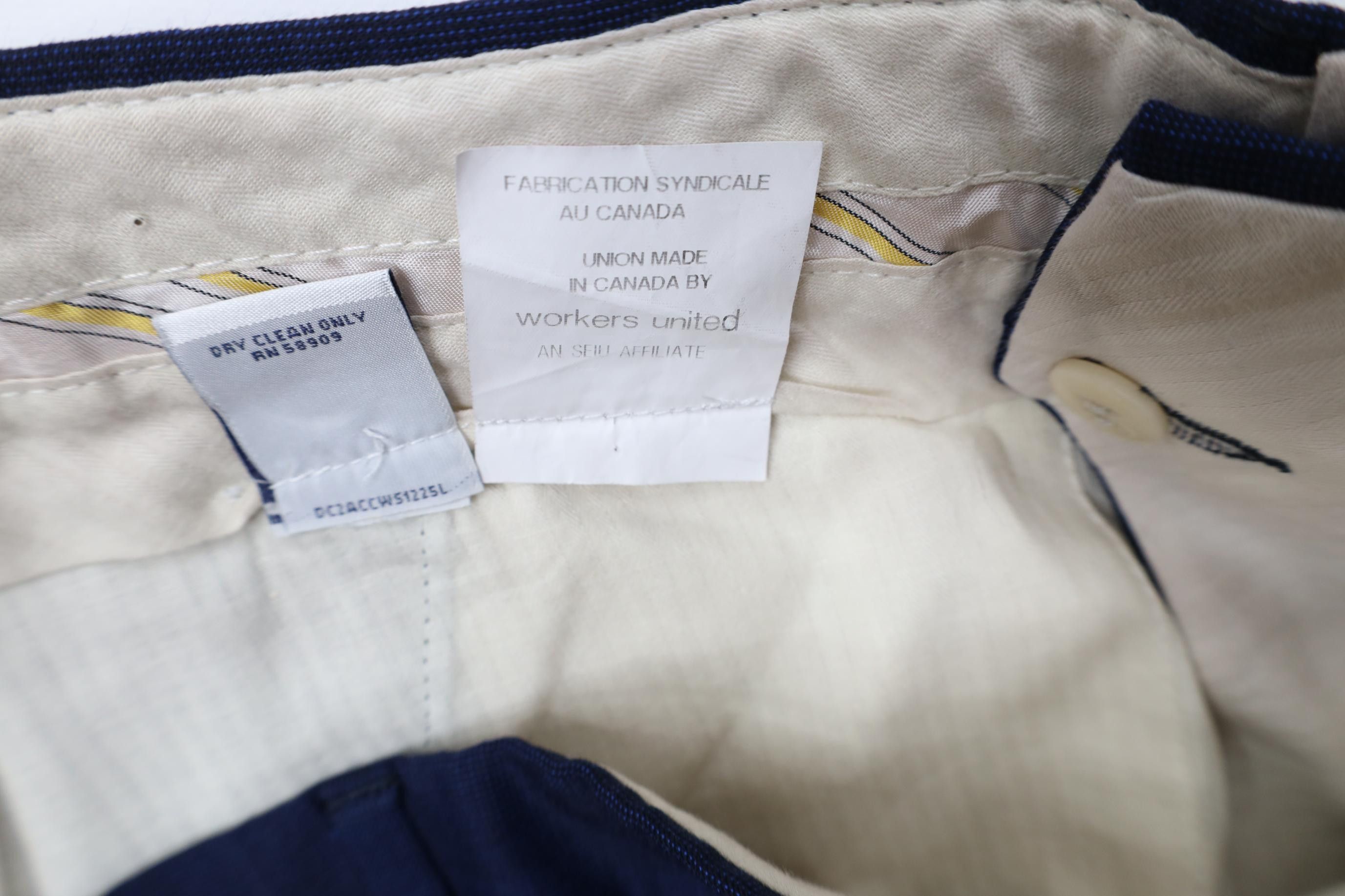 Vintage Vintage Y2K Streetwear Blend Knit Chino Pants Trousers Blue Size US 34 / EU 50 - 9 Thumbnail