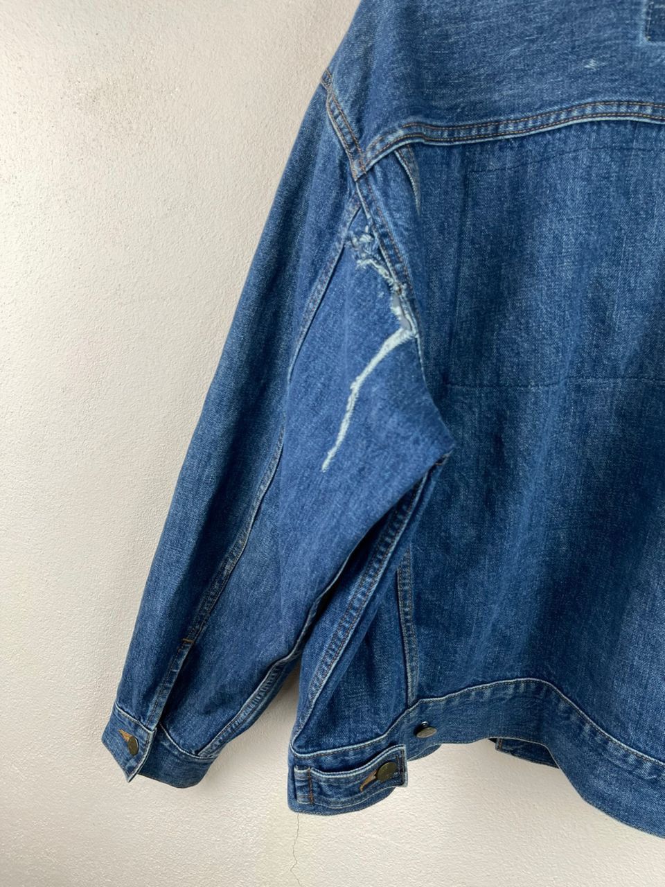 Designer × Japanese Brand × Kenzo Kenzo Jeans Distressed Denim Jacket Size US L / EU 52-54 / 3 - 16 Thumbnail