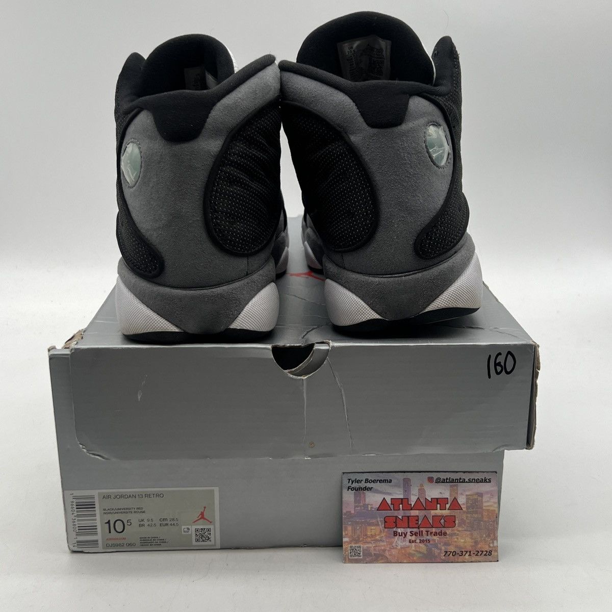 Jordan Brand Air Jordan 13 Black Flint Size US 10.5 / EU 43-44 - 3 Thumbnail