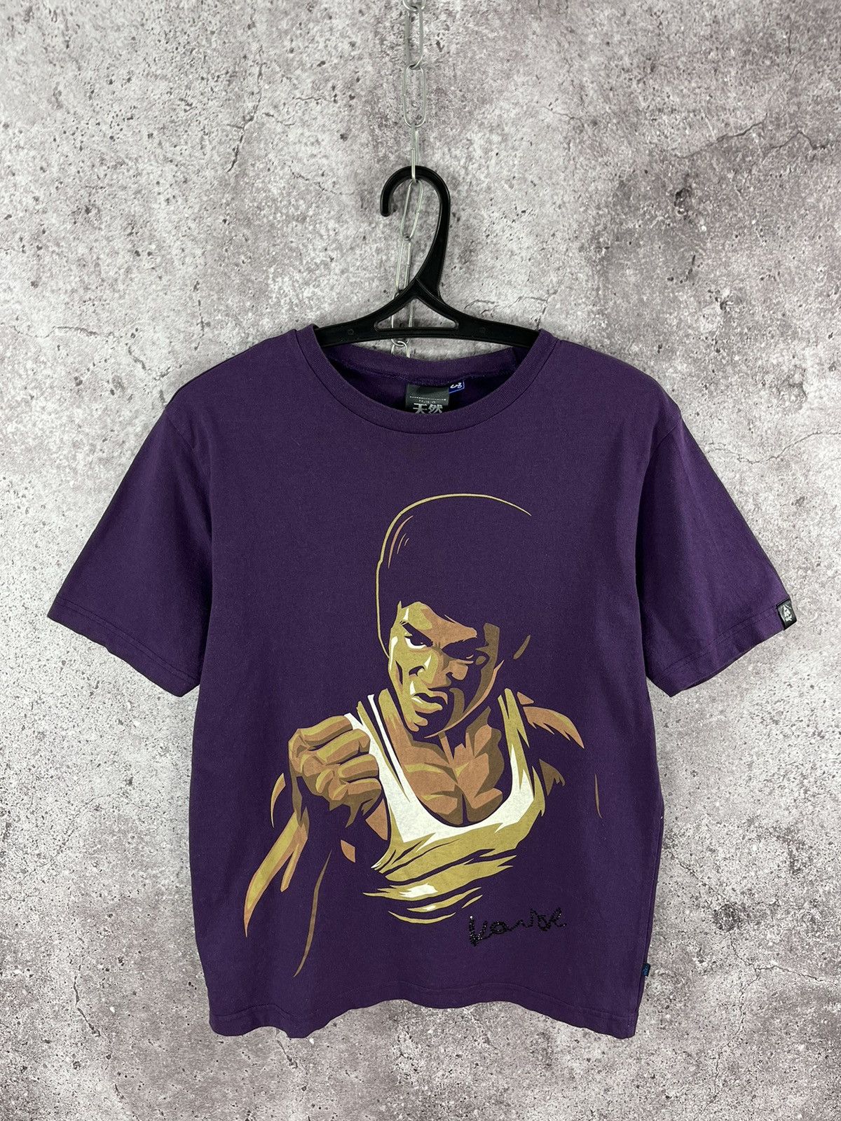 Japanese Brand Bruce Lee Tee Japanese Style Y2K Purple Big Logo Size M Size US M / EU 48-50 / 2 - 1 Thumbnail