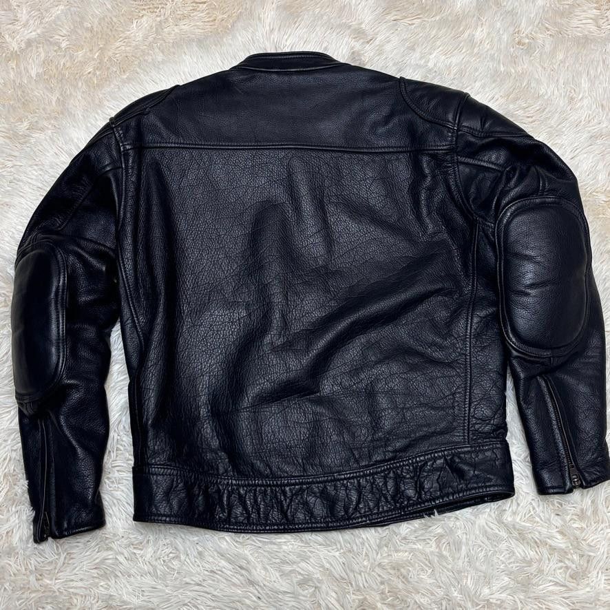 Kadoya KADOYA K's Leather Riders Jacket Black 3L Size US XXL / EU 58 / 5 - 4 Thumbnail
