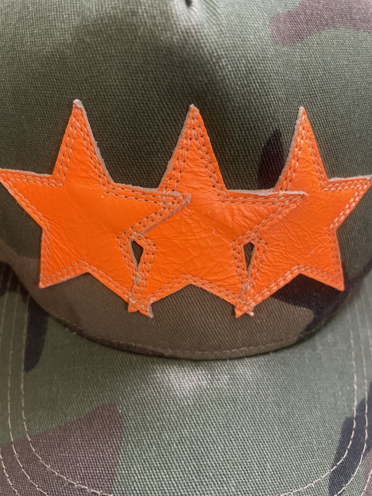 Chrome Hearts Rare Chrome hearts camo star patch hat vintage Size ONE SIZE - 4 Thumbnail