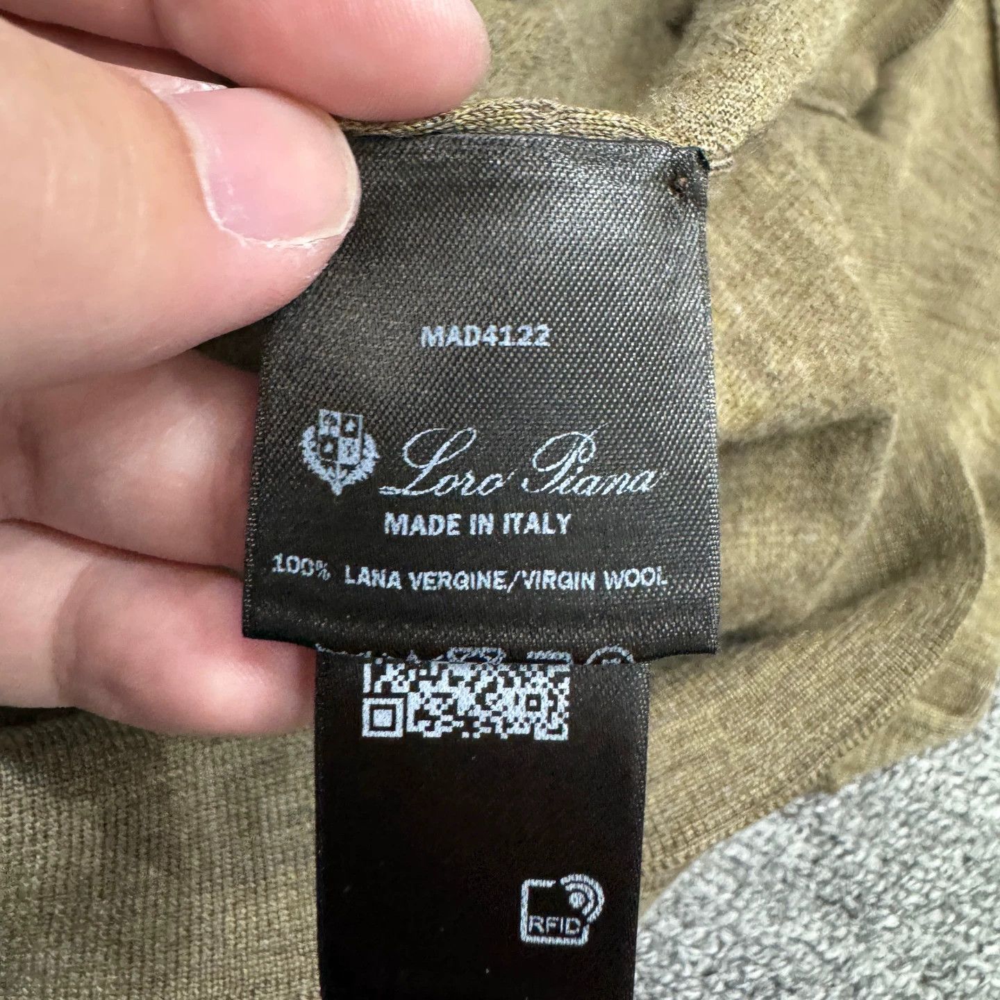 Loro Piana Loro Piana Virgin Wool Knit Long Sleeve 52 Size US L / EU 52-54 / 3 - 3 Thumbnail