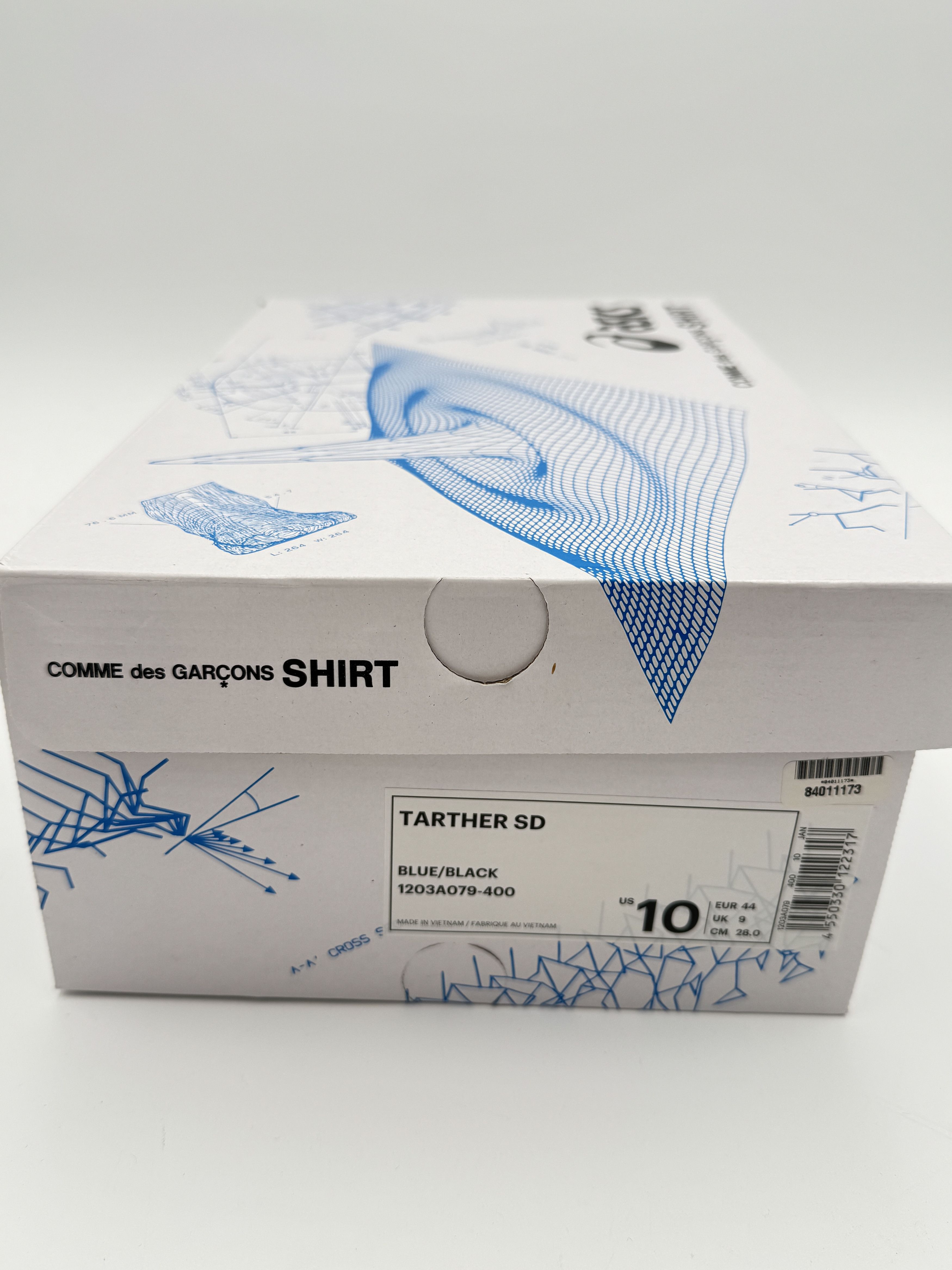 Asics × Comme des Garcons Comme des Garcons Asics Tarther SD Blue White Size US 10 / EU 43 - 7 Thumbnail