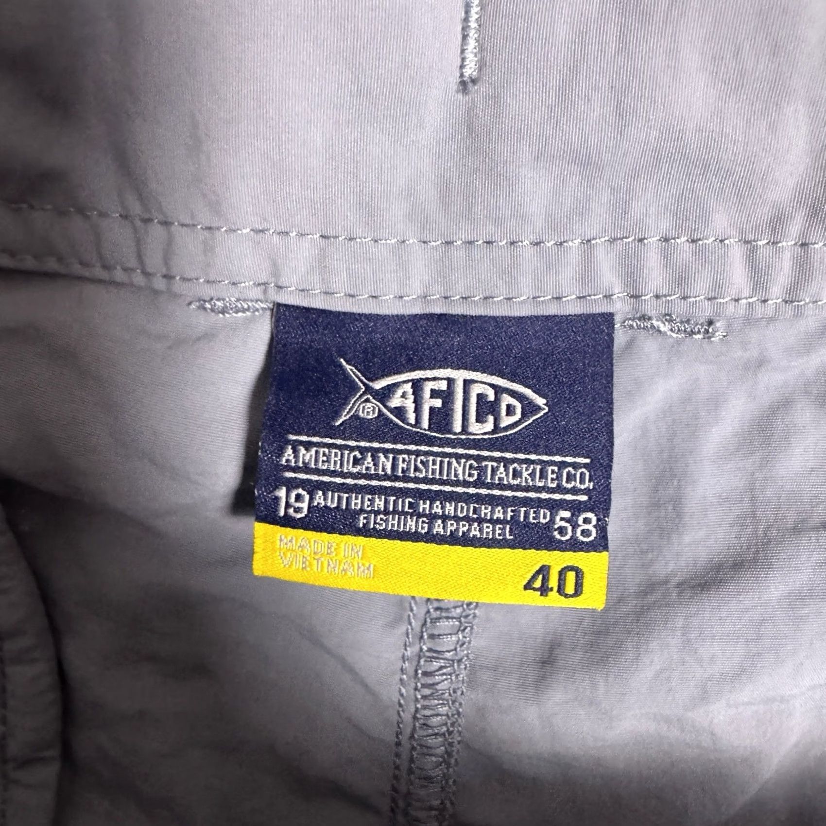 Vintage AFTCO Pants Mens 40x30 Gamma Ray Nylon Cargo Blue Size US 40 / EU 56 - 5 Thumbnail