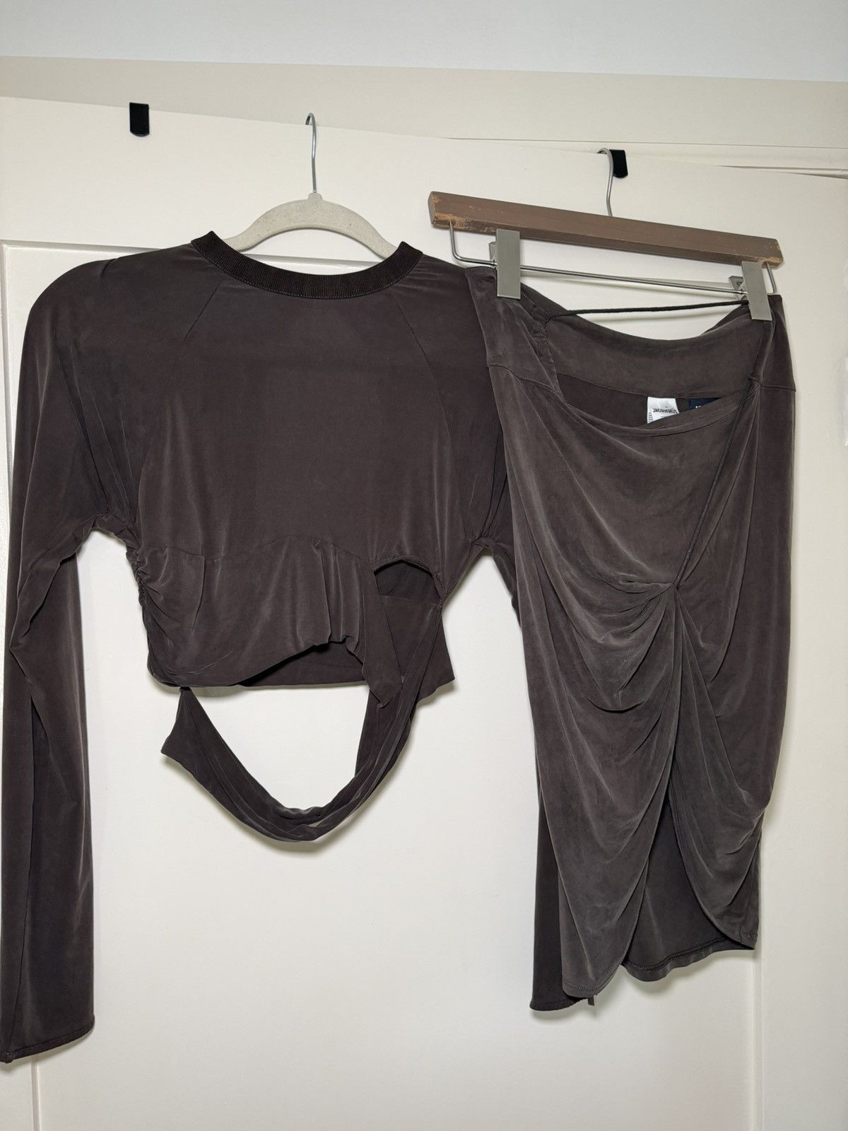 Jacquemus Jacquemus Brown Asymmetric Mesh Set Size S / US 4 / IT 40 - 1 Thumbnail