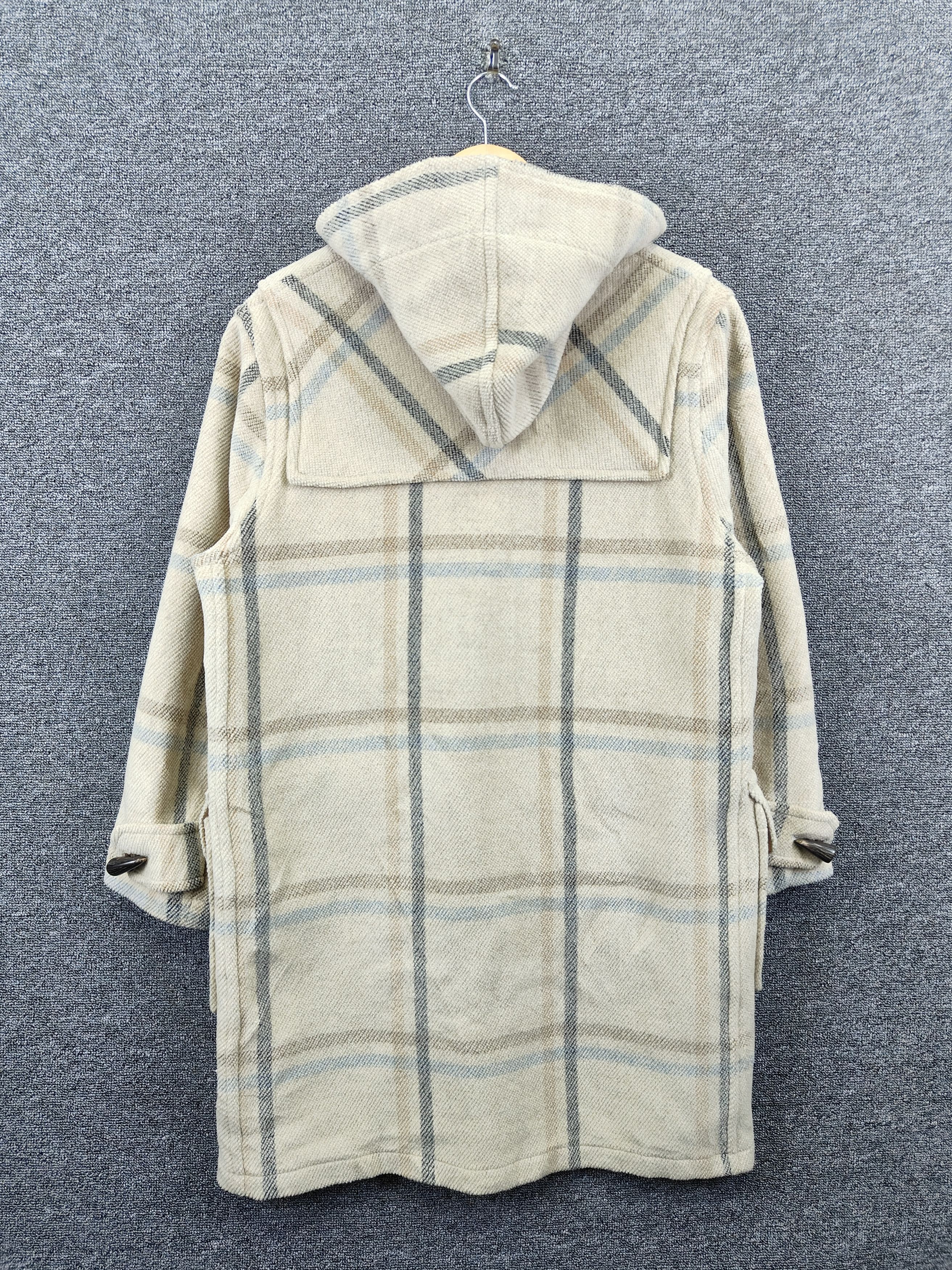 Aquascutum Aquascutum Checked Double Breasted Wool Duffle Coat Size US L / EU 52-54 / 3 - 6 Thumbnail