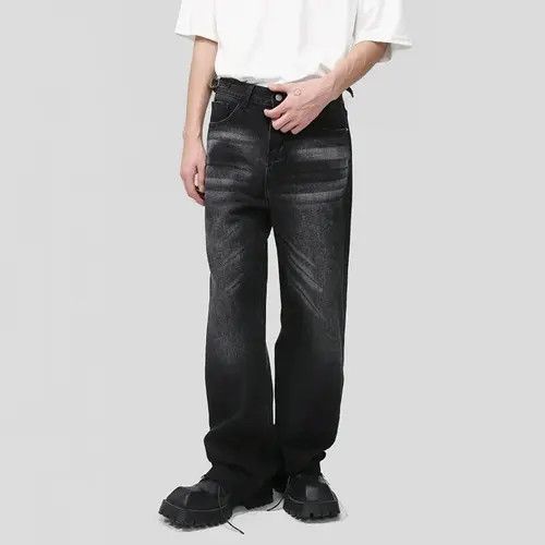 Jean × Vintage Straight Leg Baggy Denim Size US 32 / EU 48 - 2 Thumbnail