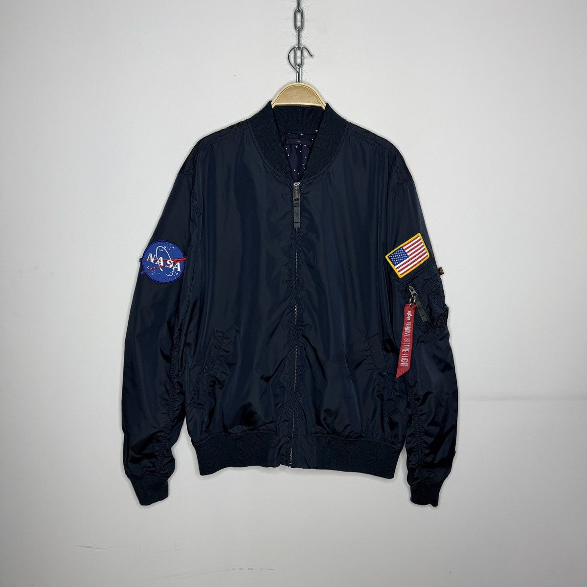 Alpha Industries Alpha Industries Nasa Ma-1 Bomber Jacket Size US XL / EU 56 / 4 - 1 Thumbnail