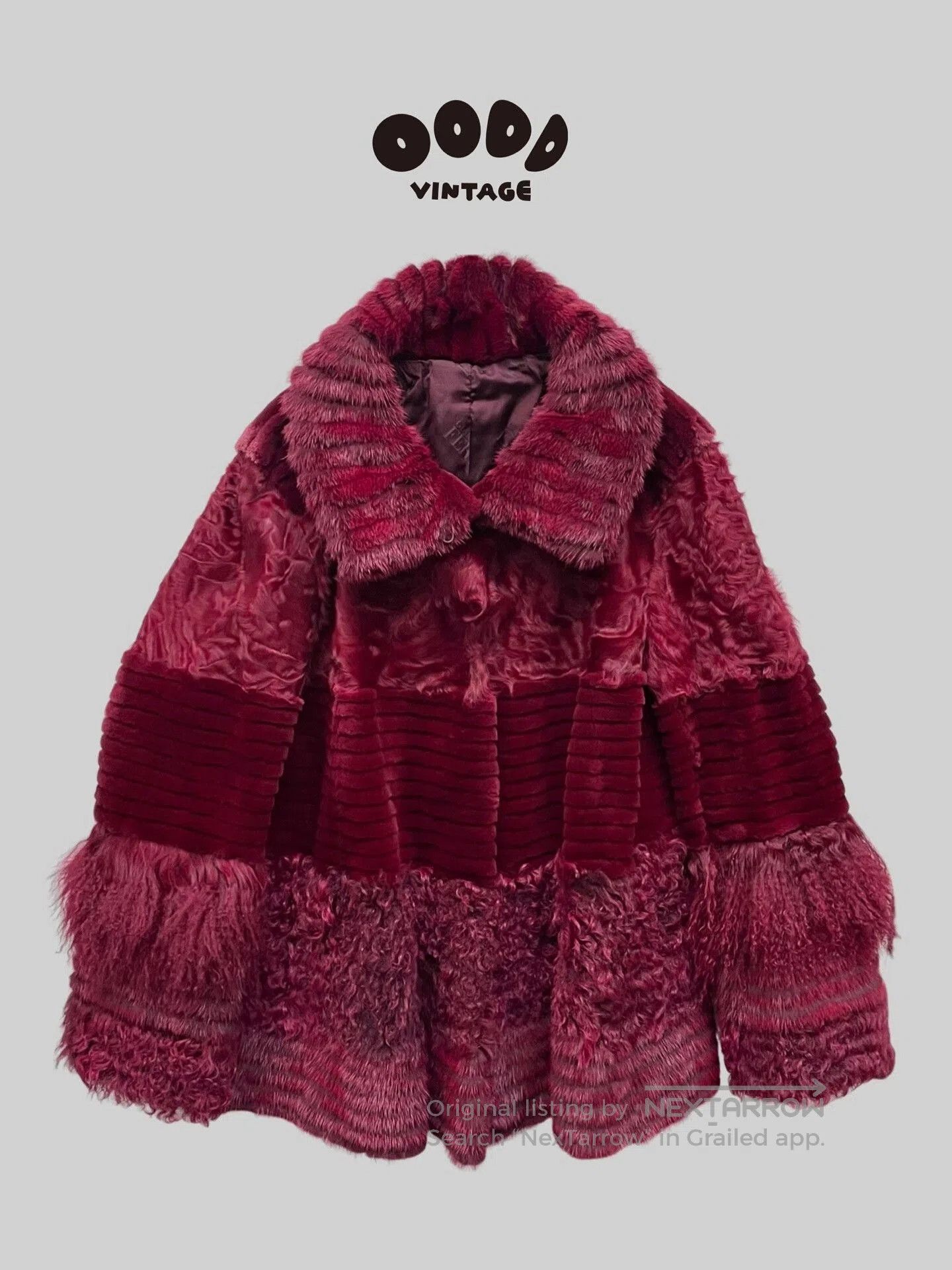 Gianfranco Ferre Gianfranco Ferré Red Mink Fur Jacket. Size M / US 6-8 / IT 42-44 - 1 Thumbnail