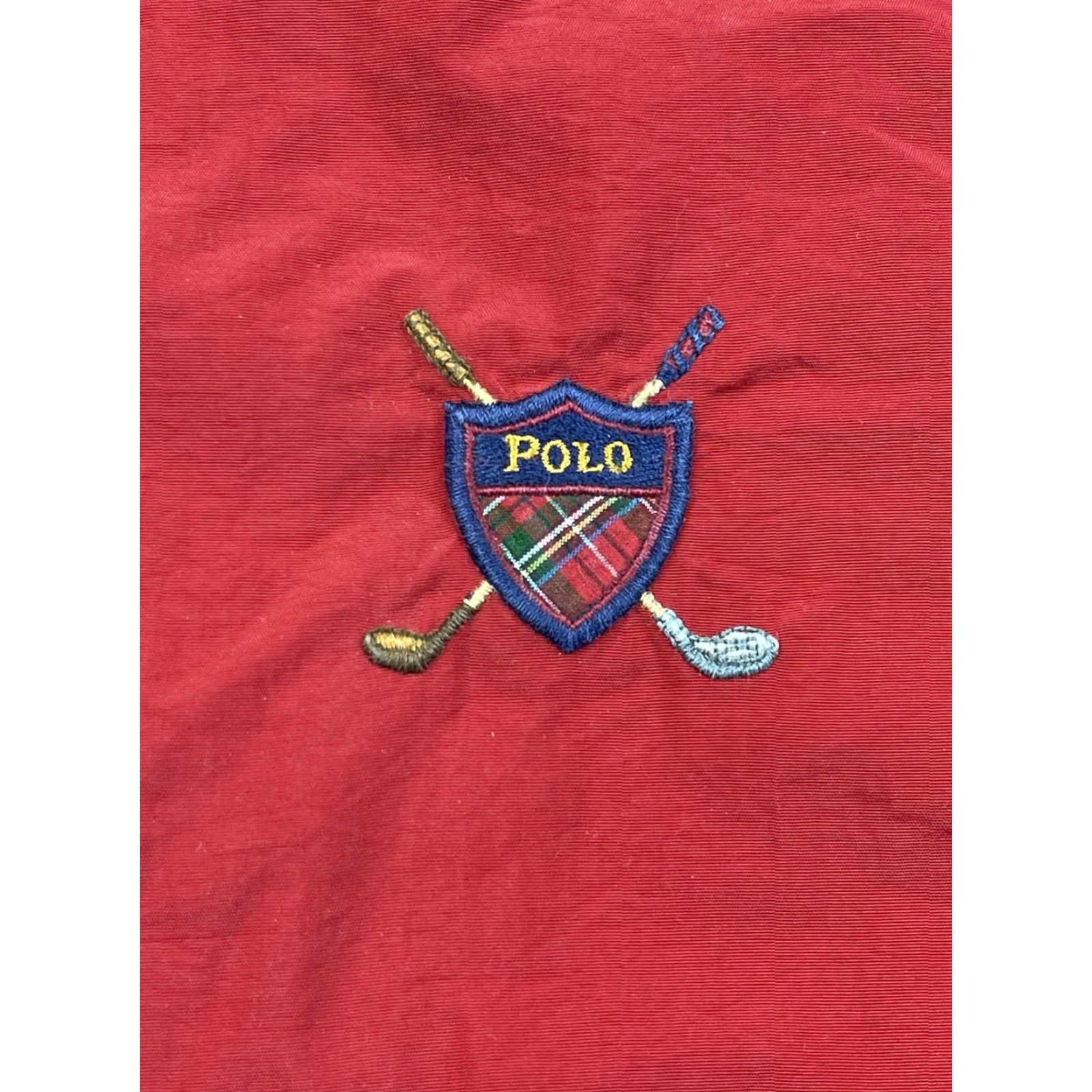 Polo Ralph Lauren VINTAGE Polo Ralph Lauren Windbreaker Jacket 90s Men’s L Nylon Red Golf Size US L / EU 52-54 / 3 - 3 Thumbnail