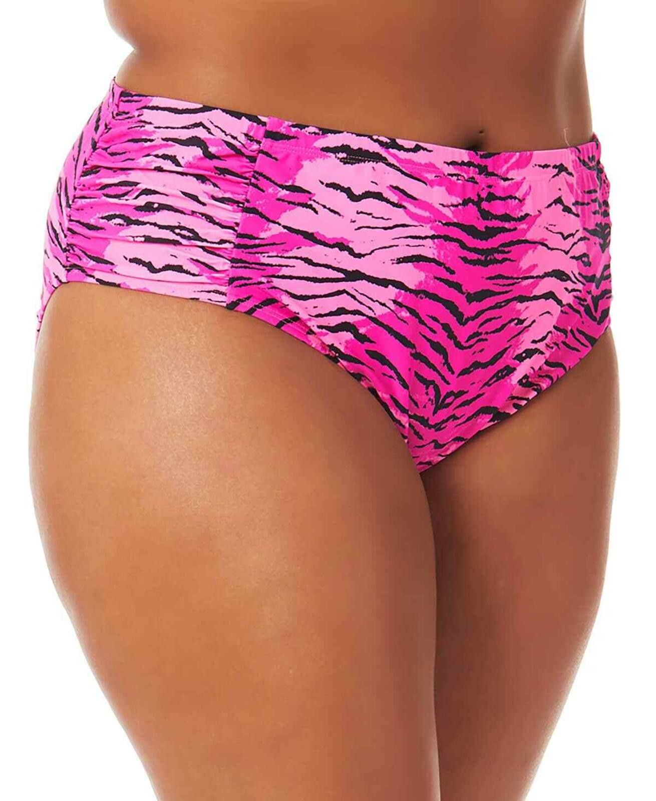 Other California Waves Plus Size Topaz Tiger Bikini Bottoms 2x Size ONE SIZE - 3 Thumbnail