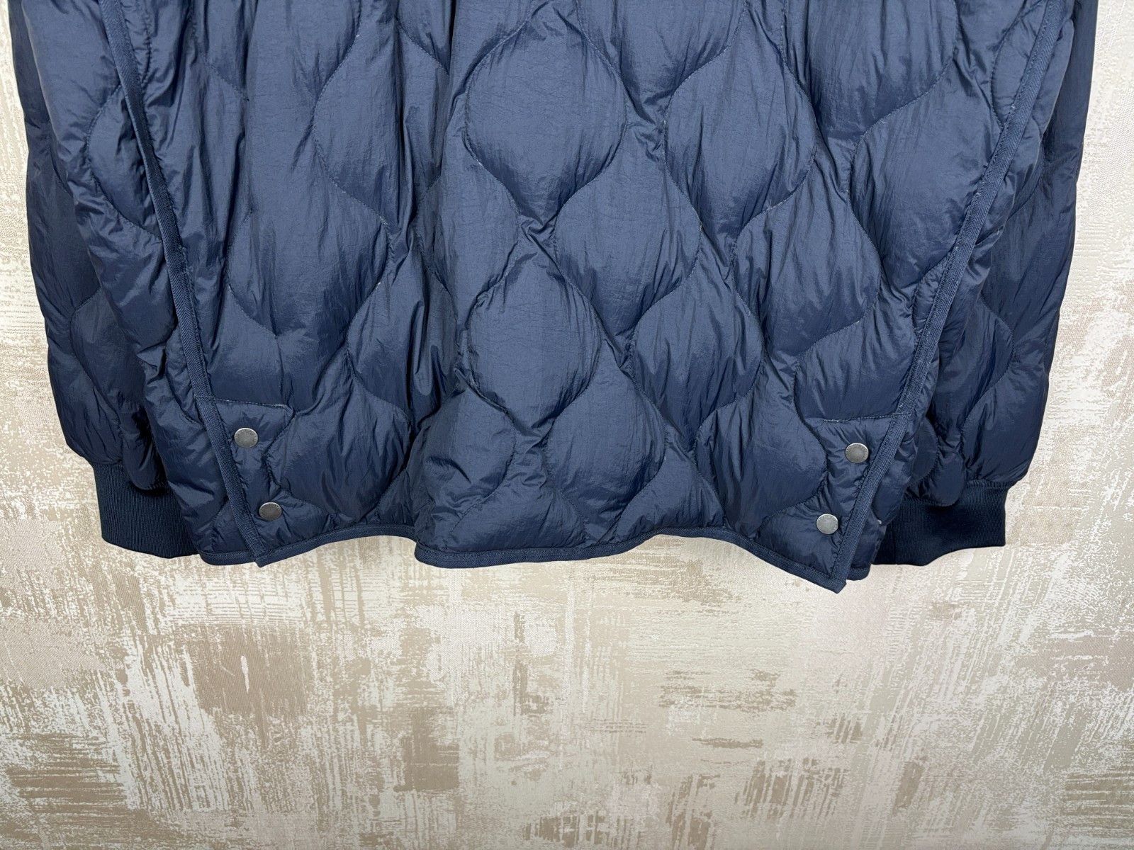 Tommy Jeans Tommy Jeans (Hilfiger) Quilted Down Jacket Navy Snap Button Size US XL / EU 56 / 4 - 18 Thumbnail