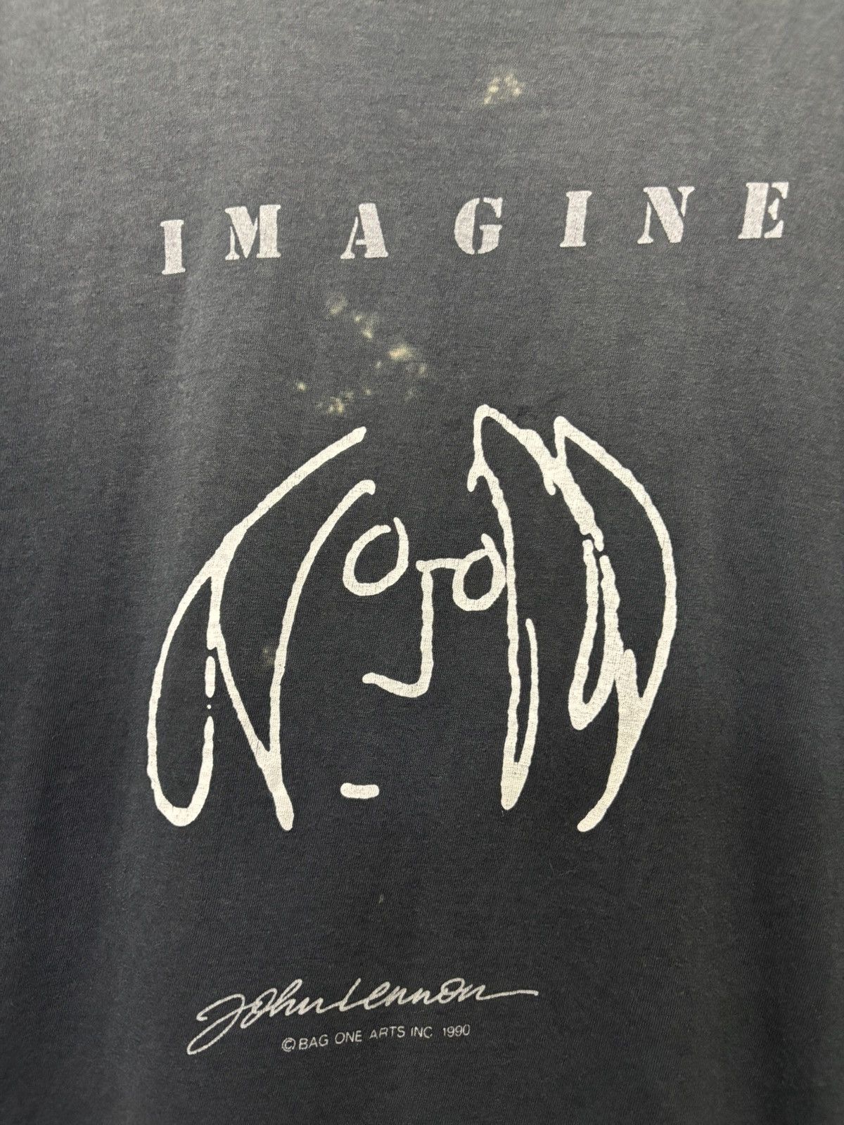 Band Tees Vintage 90’s John Lennon Imagine Tshirt Size US M / EU 48-50 / 2 - 2 Thumbnail