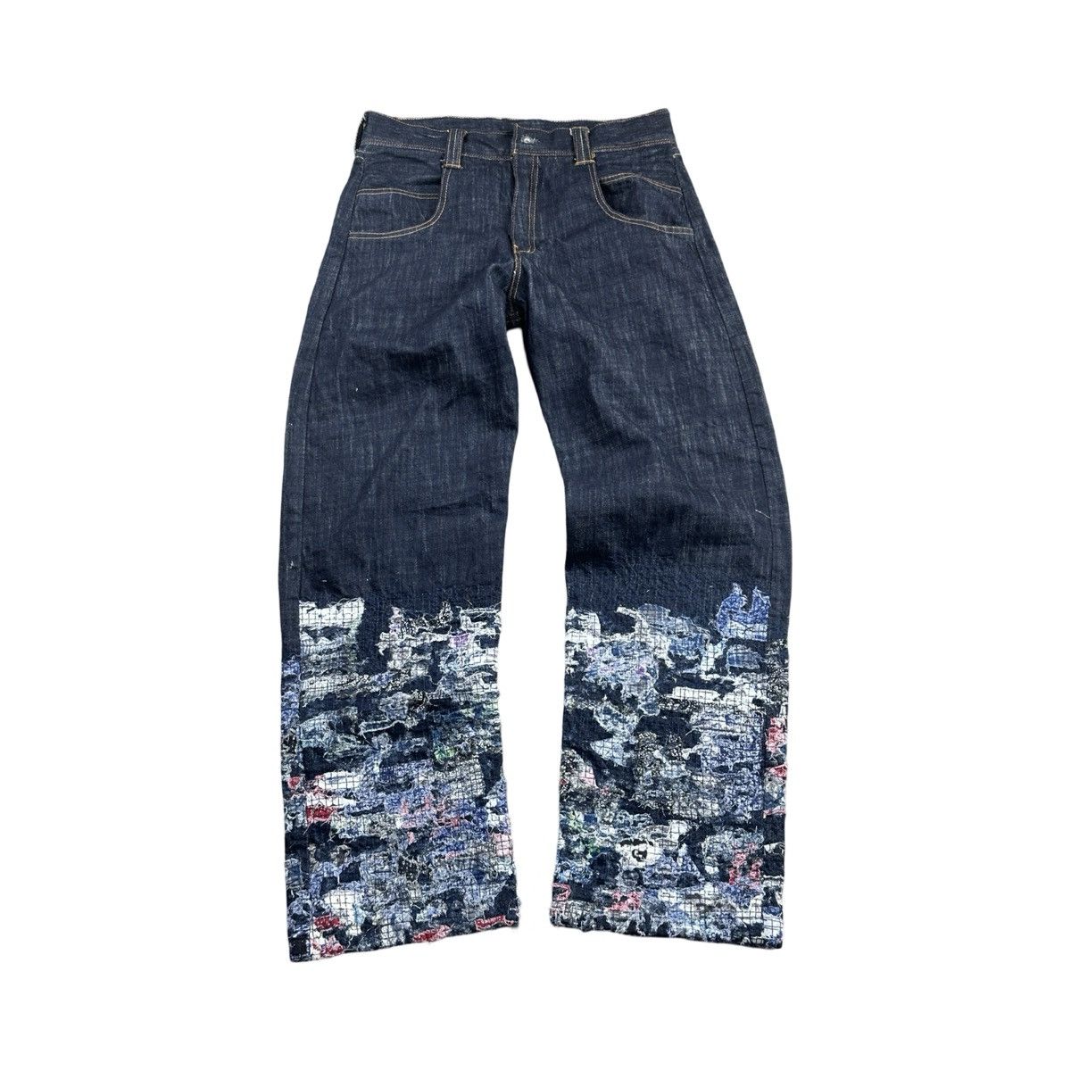 Kapital Kapital 14oz black bone denim Mexican 5P OKAGILLY