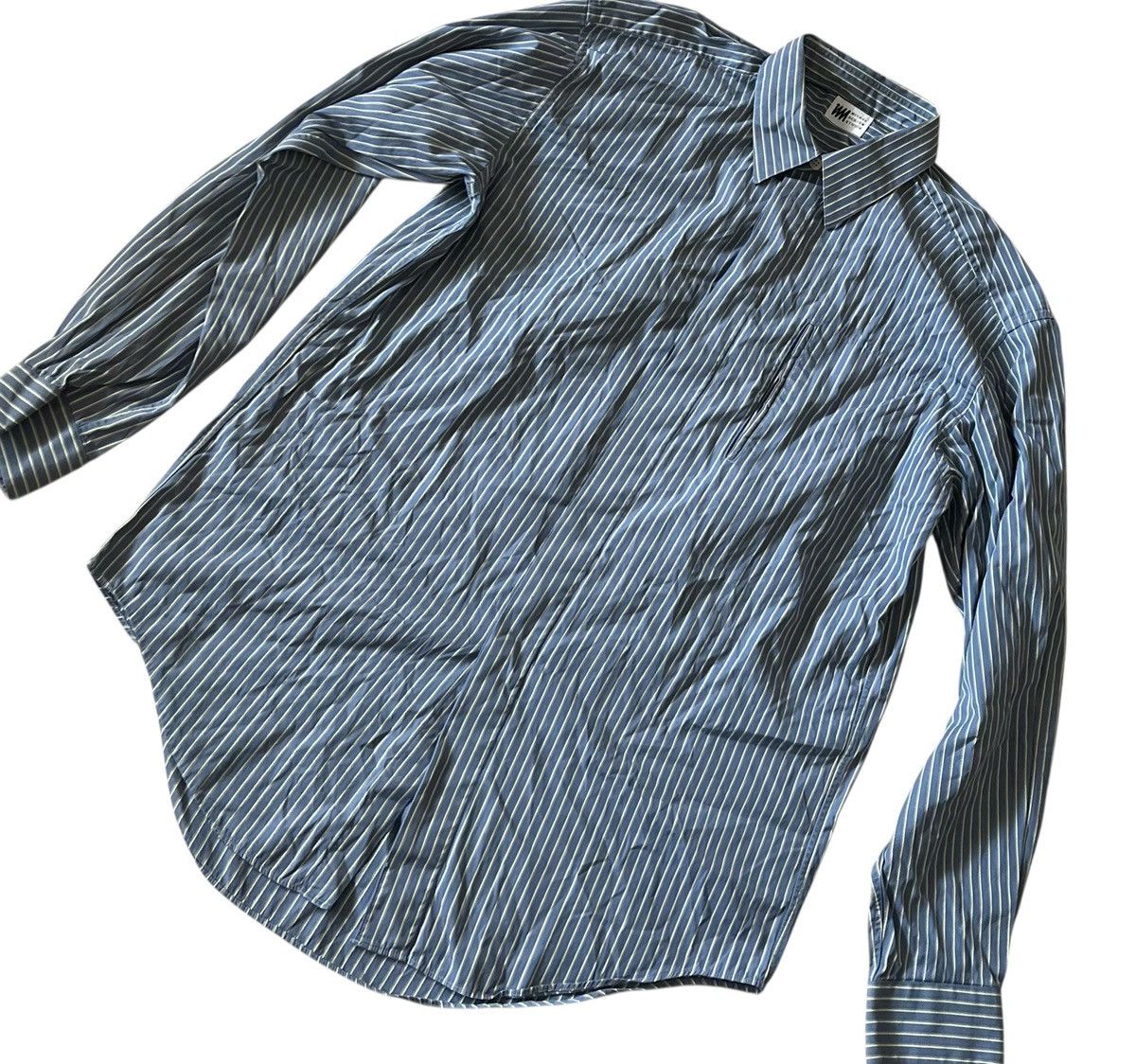 Issey Miyake Vintage issey miyake design studio striped blue button up Size US M / EU 48-50 / 2 - 2 Thumbnail