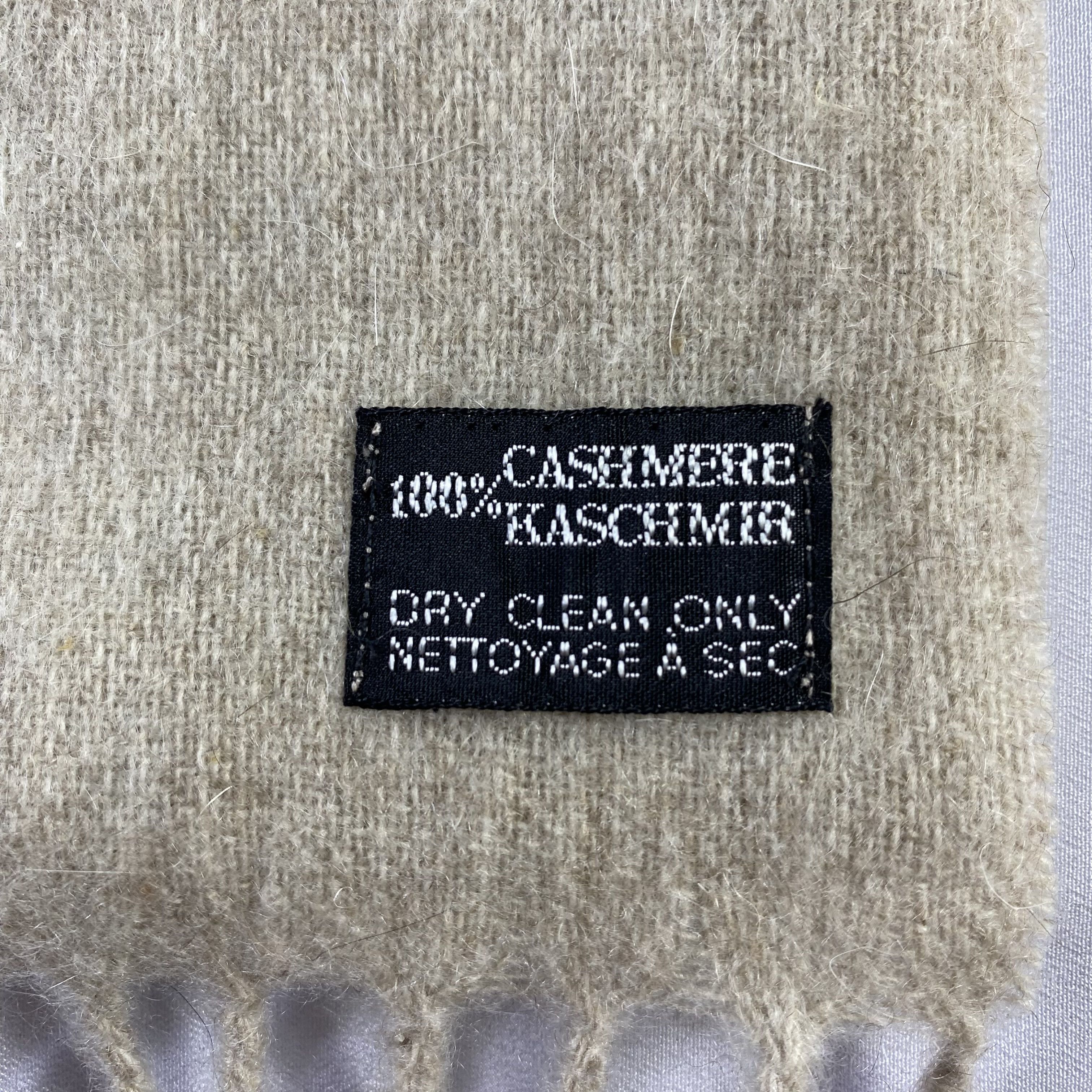 Givenchy × Vintage Givenchy Scarf Neck Wrap Cashmere Muffler Size ONE SIZE - 6 Thumbnail