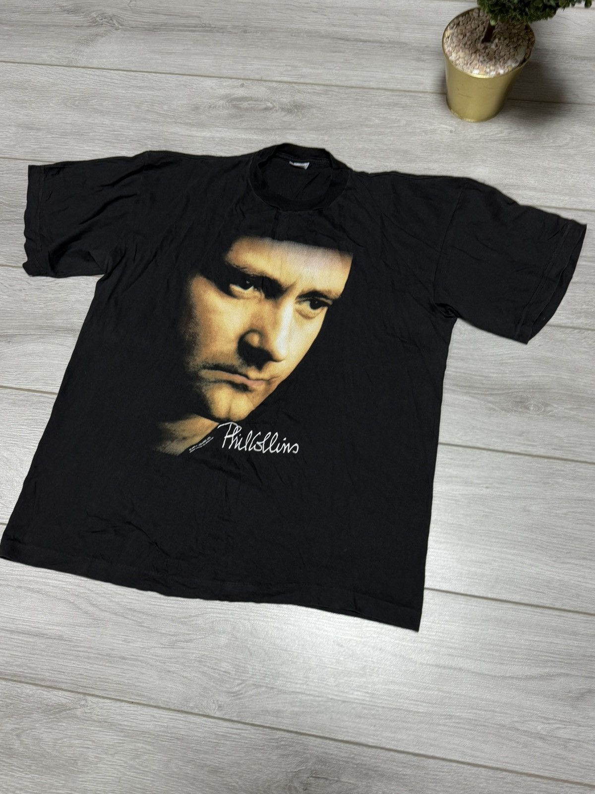 Brockum Phil Collins 1990 But Seriously vintage tee shirt tour Size US L / EU 52-54 / 3 - 4 Thumbnail