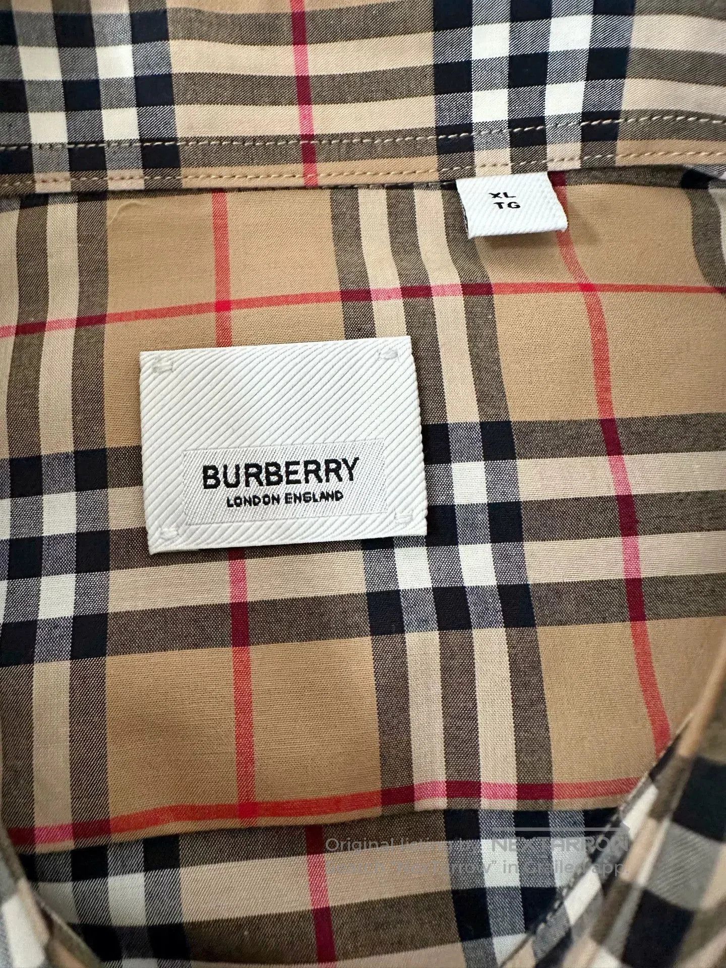 Burberry BURBERRY Check Slim Fit Shirt. Size US XL / EU 56 / 4 - 5 Thumbnail
