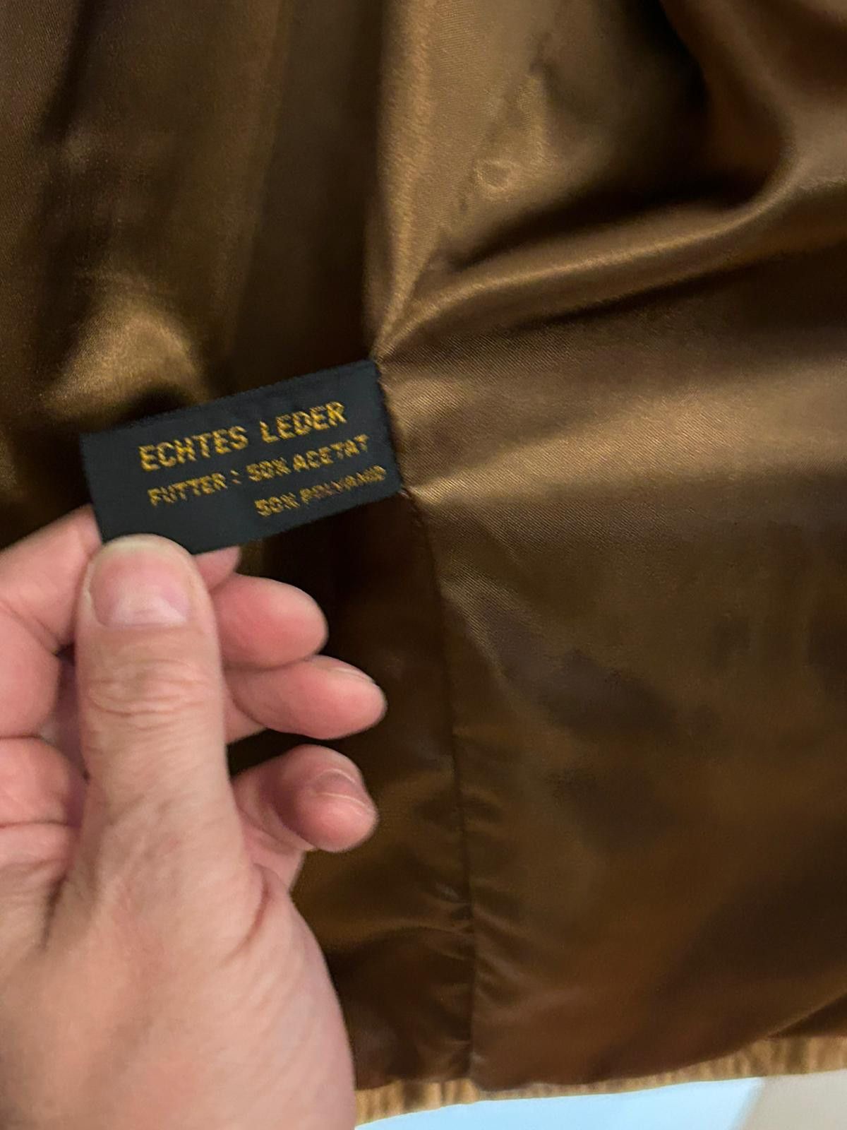 Other Men's genuine leather jacket Size US L / EU 52-54 / 3 - 4 Thumbnail