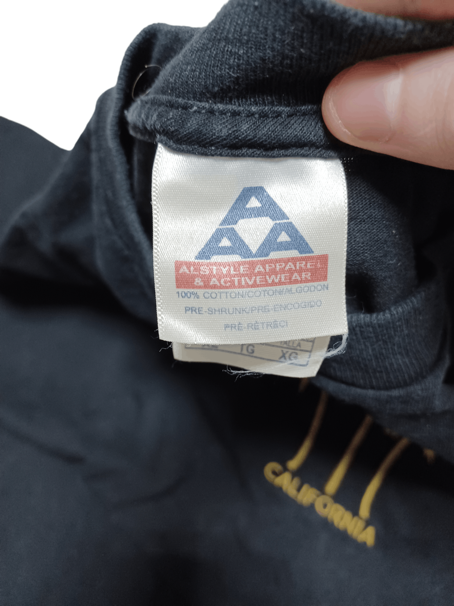 Alstyle VINTAGE 90S MADE IN USA BEVERLY HILLS CALIFORNIA EMBROIDERED Size US XL / EU 56 / 4 - 5 Thumbnail