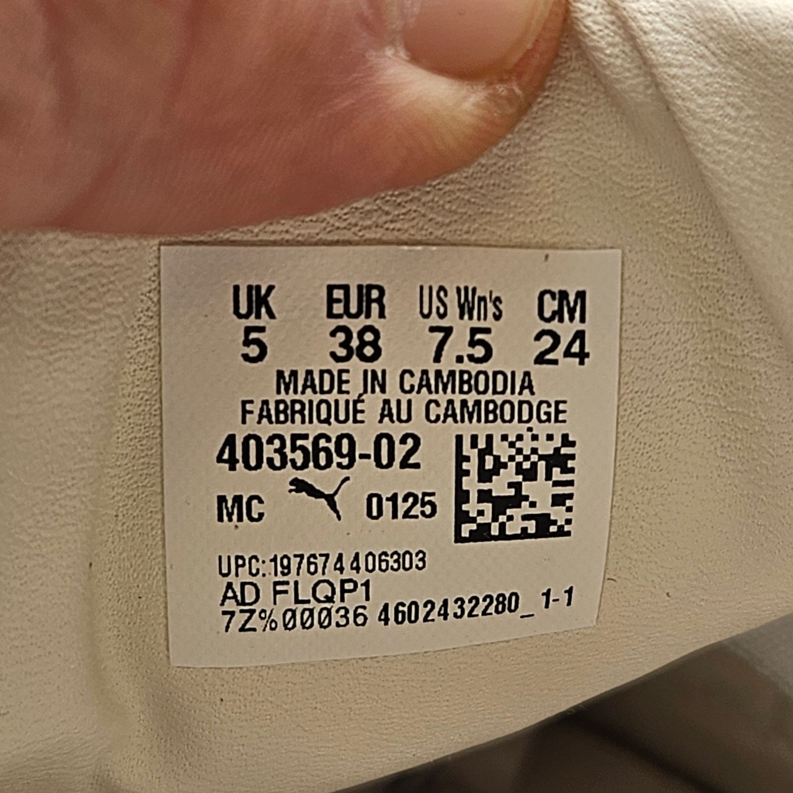 Puma PUMA RARE WOMEN'S 7.5 MOSTRO LEATHER FROSTED IVORY WHITE Size US 7.5 / IT 37.5 - 7 Thumbnail