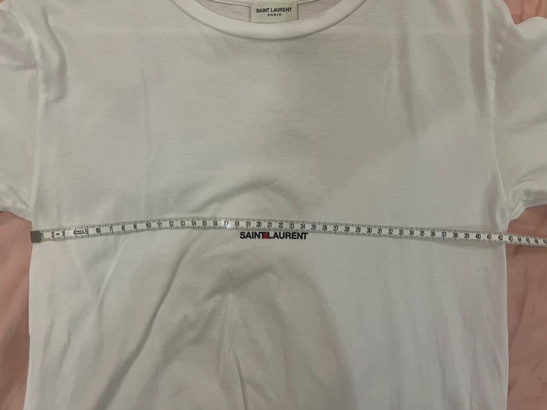 Yves Saint Laurent Saint Laurent Classic logo white T-shirt 2502-Nextarrow Size US XS / EU 42 / 0 - 7 Thumbnail