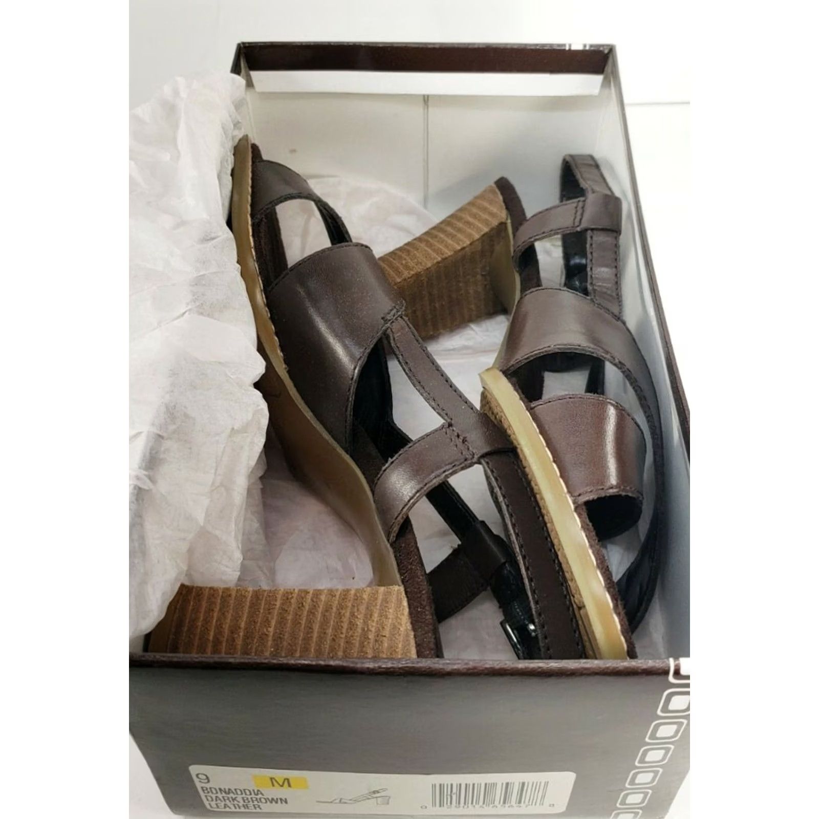 Vintage Bandino Naddia Women's Heeled Sandals Slingback Leather Brown Size 9M Shoes Size US 9 / IT 39 - 7 Thumbnail