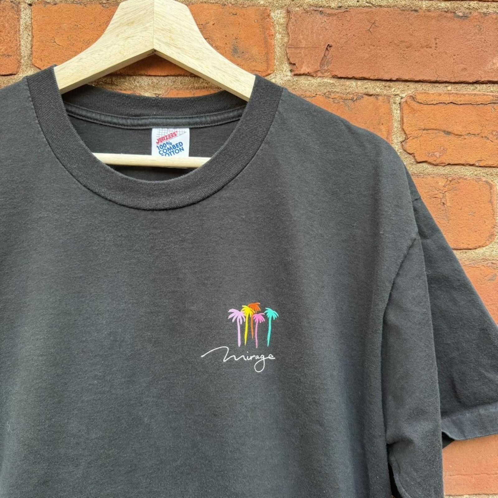 Jerzees vintage Douglas vs Holyfield the mirage Las Vegas t shirt Size US L / EU 52-54 / 3 - 3 Thumbnail