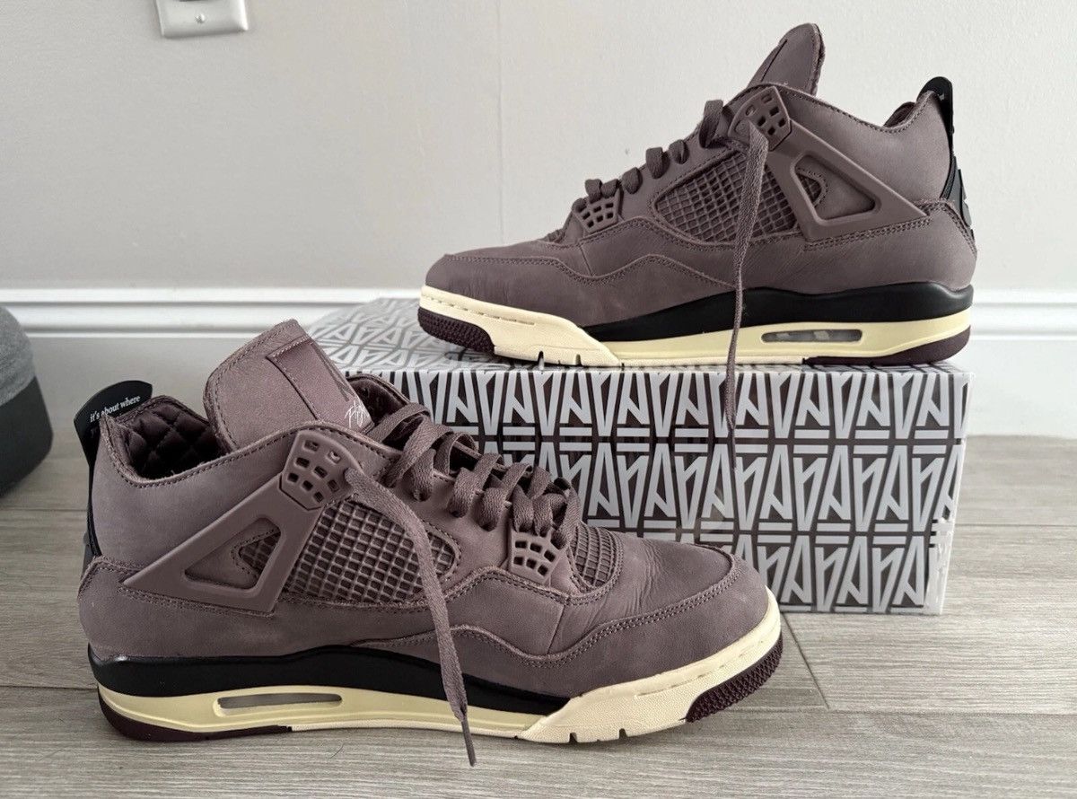 A Ma Maniere × Jordan Brand A Ma Maniere Air Jordan 4 Retro DV6773-220 Violet Ore Sz 12 Size US 12 / EU 45 - 2 Thumbnail