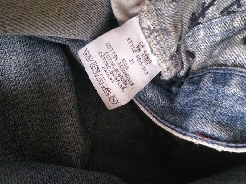 Japanese Brand Blend Embroidered Pocket Denim Jeans 32 Boho Y2K Size US 32 / EU 48 - 6 Thumbnail