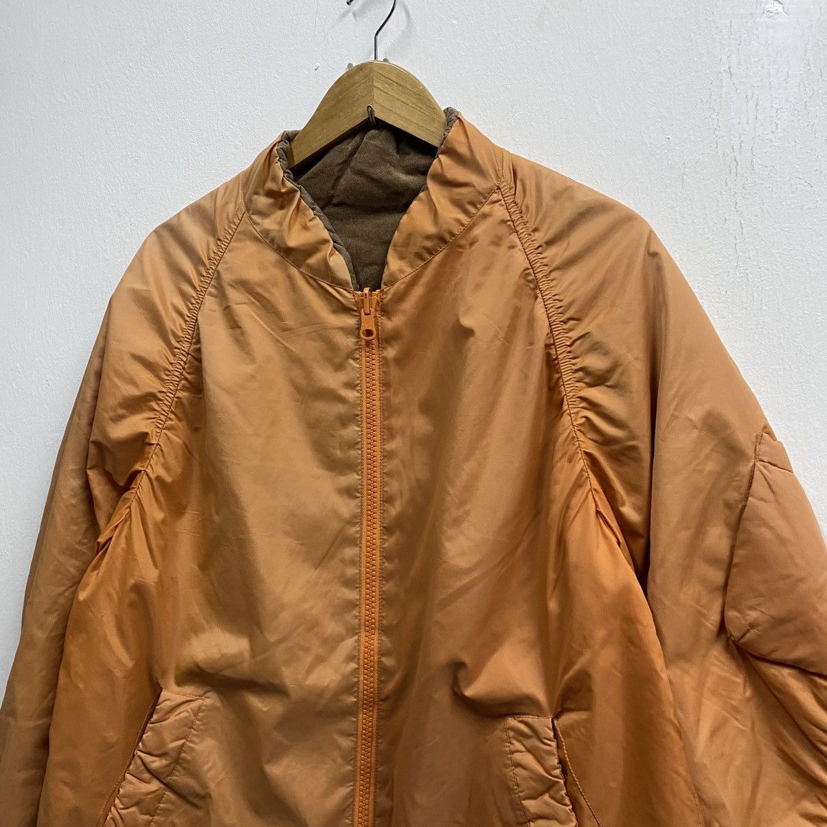 Final Home Vintage Final Home by Issey Miyake Reversible Bomber Jacket Size US M / EU 48-50 / 2 - 5 Thumbnail