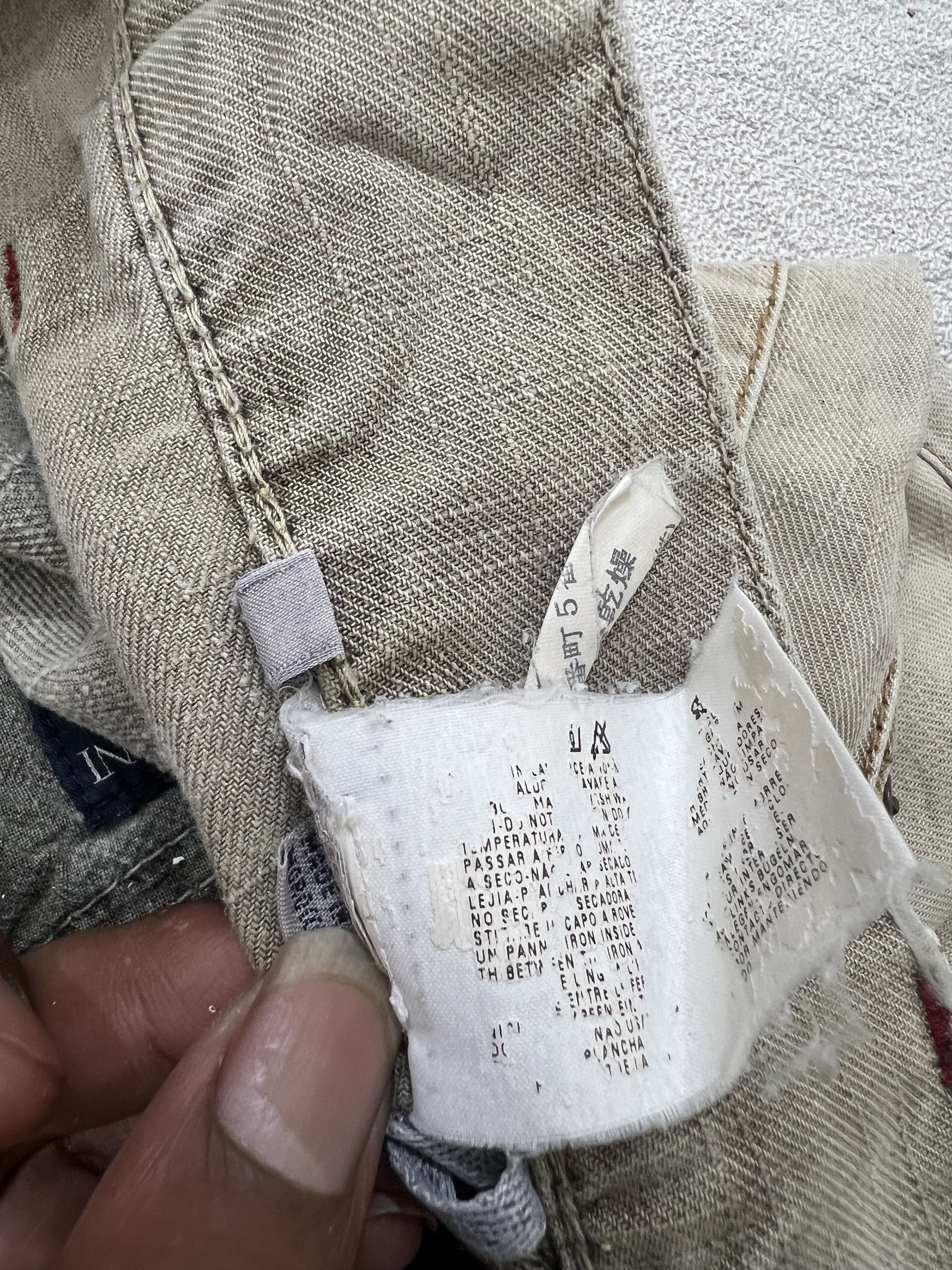 Armani 2000s Armani Jeans GA Wash Baggy y2k Lgb Ifsix Size US 34 / EU 50 - 12 Thumbnail