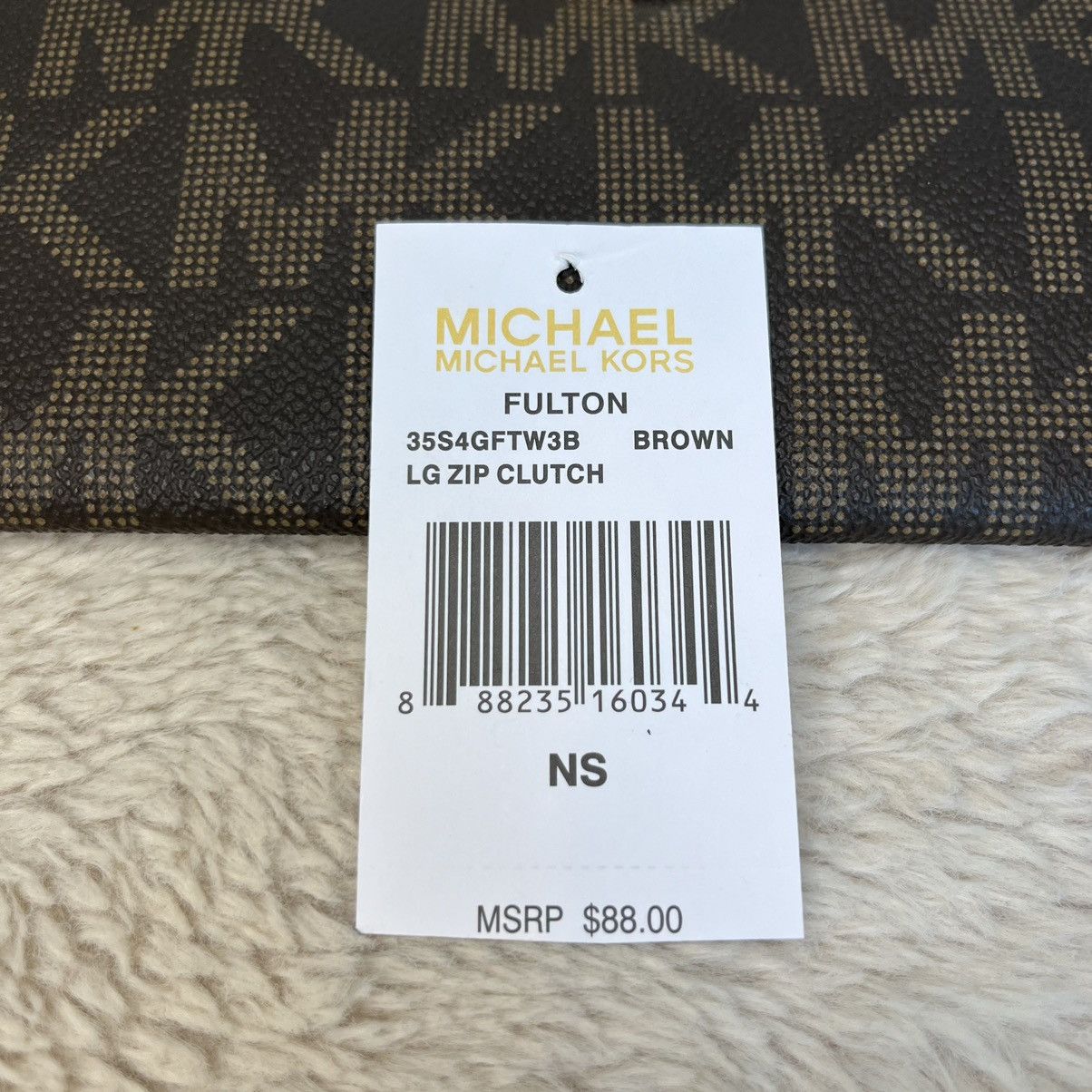Michael Kors NWT Michael Kors Fulton Monogram Clutch Wristlet Size ONE SIZE - 14 Thumbnail