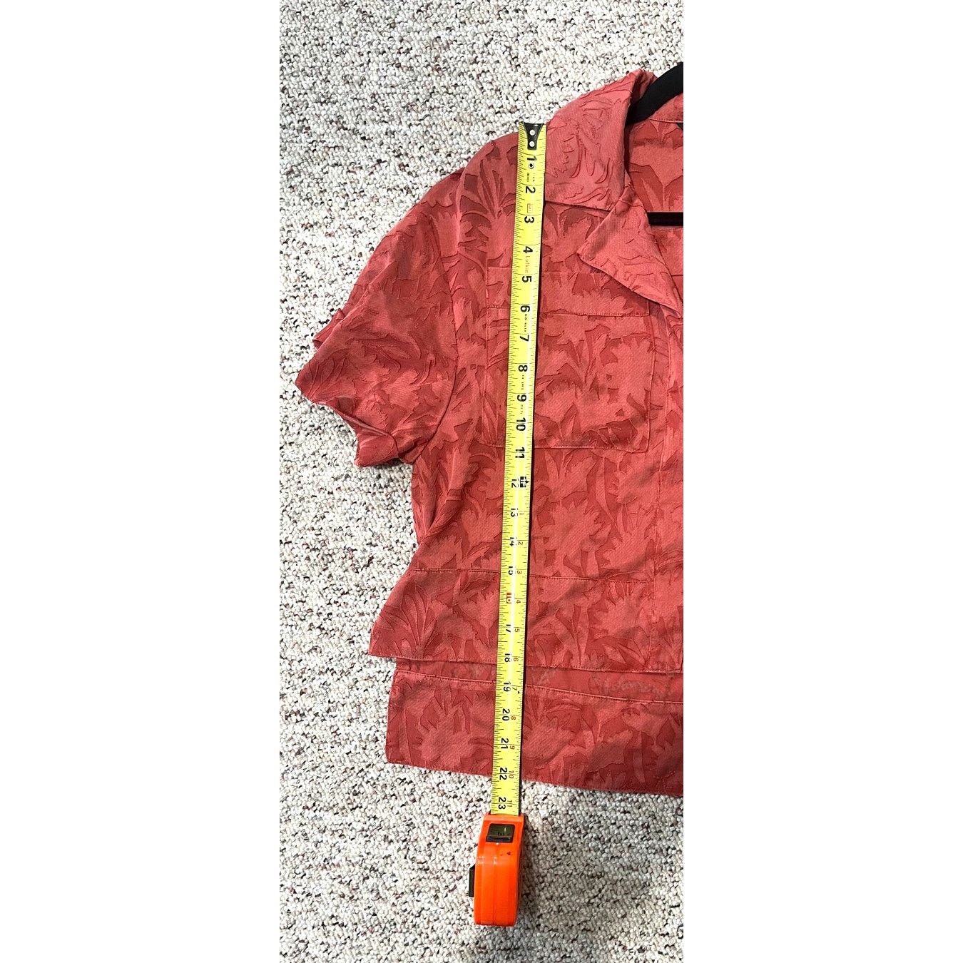 Ted Baker Ted Baker Cilest Boxy Short Sleeve Shirt Rust SZ 0 (U.S. 2) Size XS / US 0-2 / IT 36-38 - 6 Thumbnail