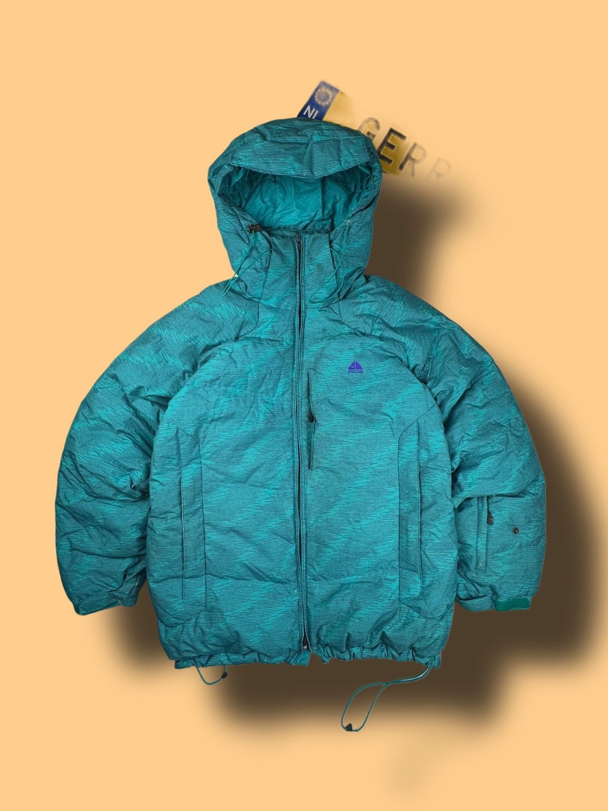 ジャケット・アウター Nike ACG Logo Down Jacket NIKE ACG PUFFER DOWN BASIC LOGO OVERSIZE NYLON JACKET