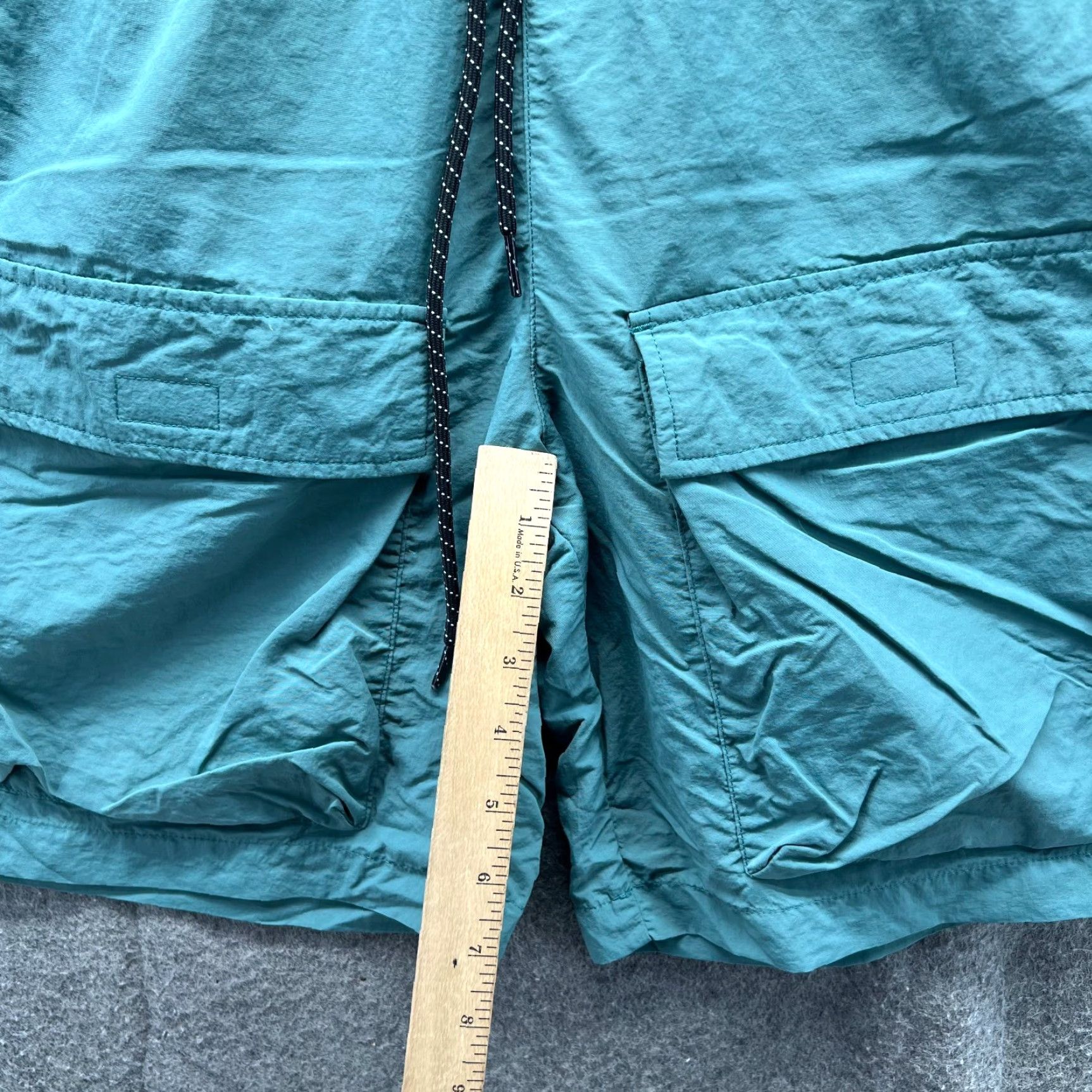 Pacsun Pacsun Shorts Men Medium Green Cargo Nylon Lightweight Drawstring Utility Pocket Size US 31 - 2 Thumbnail