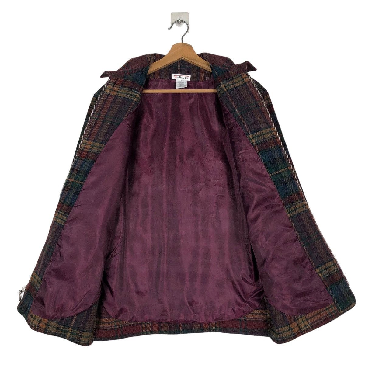 Issey Miyake 🔥Vintage Wool Work Chore Jacket Talbots Japan Tartan Design Size US S / EU 44-46 / 1 - 13 Thumbnail