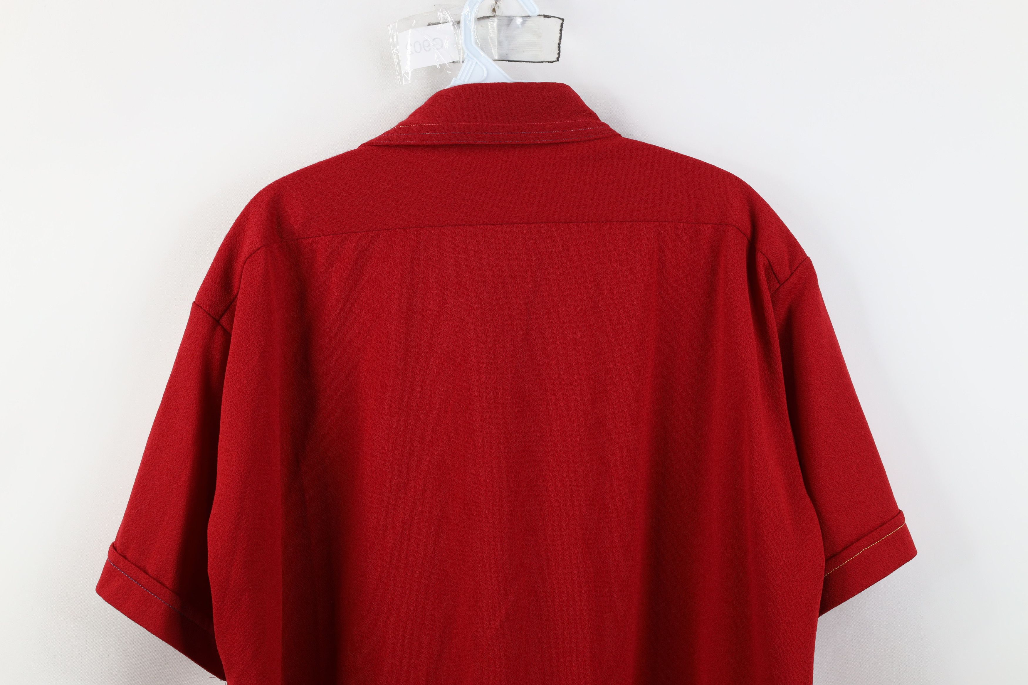 Vintage Vintage 70s Streetwear Short Sleeve Collared Button Shirt Size US XL / EU 56 / 4 - 13 Thumbnail