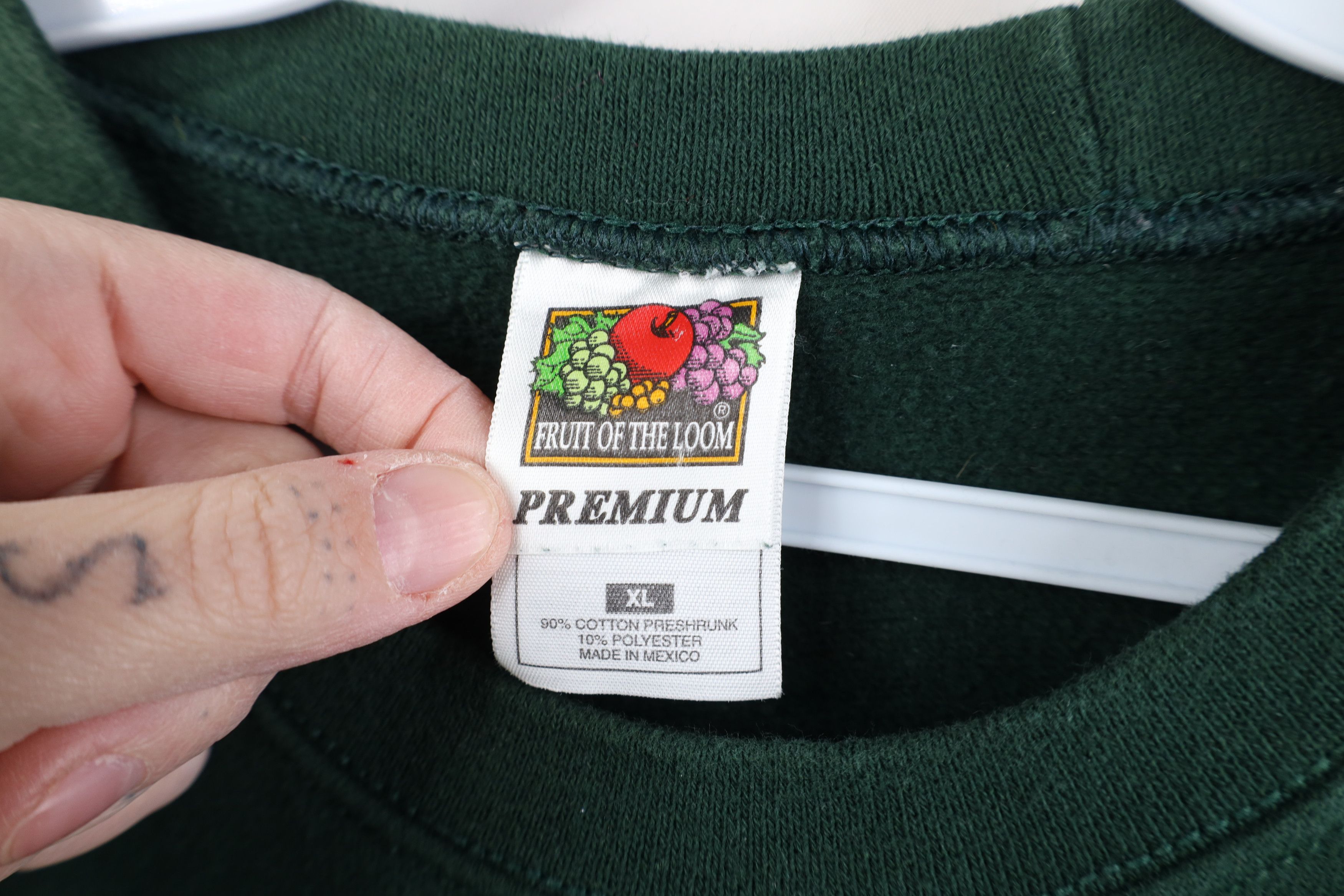 Vintage Vintage 90s Streetwear Michigan Tree Crewneck Sweatshirt Size US XL / EU 56 / 4 - 9 Thumbnail