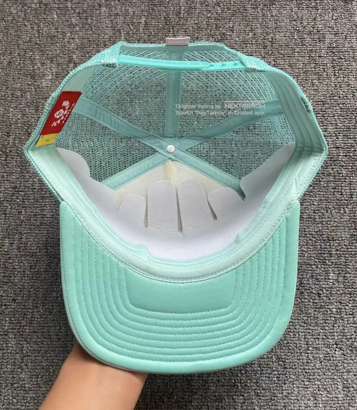 Billionaire Boys Club (Bbc) Icecream Flying Dog Trucker Hat in Blue, Men's — image 4 of 6
