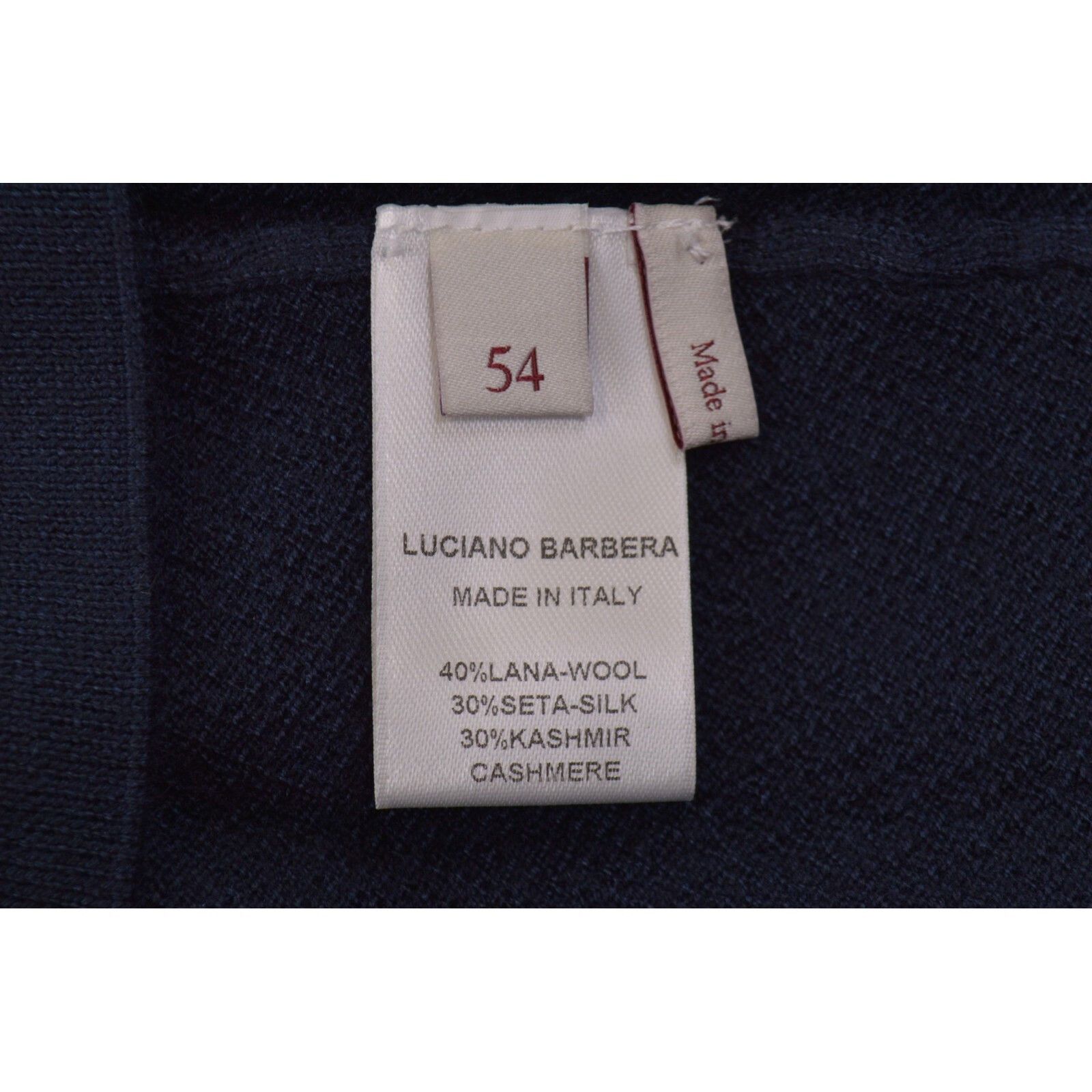 Luciano Barbera Luciano Barbera Sweater Size US XL in Blue Size US XL / EU 56 / 4 - 2 Thumbnail