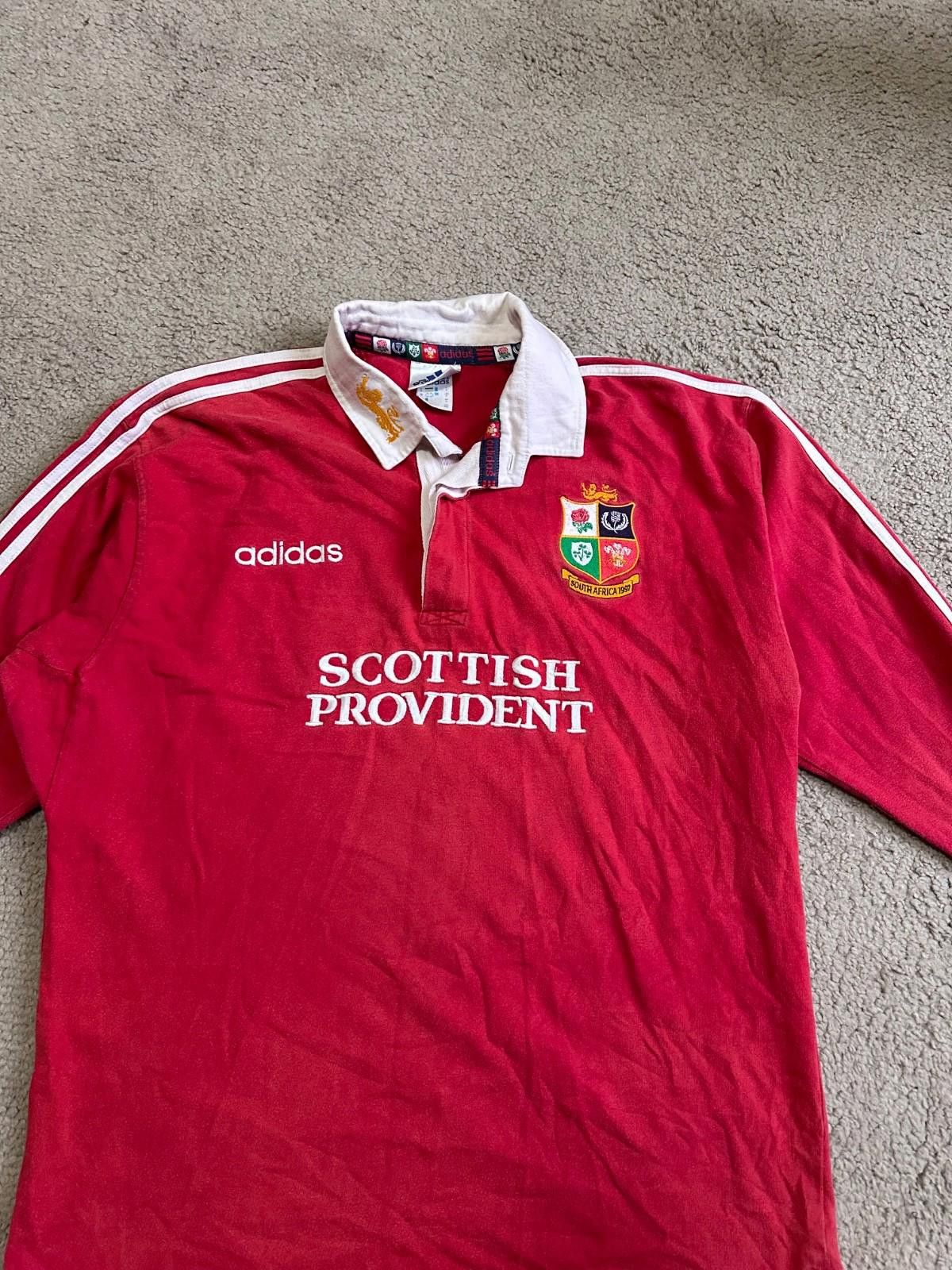 Adidas Vintage 1997 British & Irish Lions rugby shirt Sz M Size US M / EU 48-50 / 2 - 5 Thumbnail