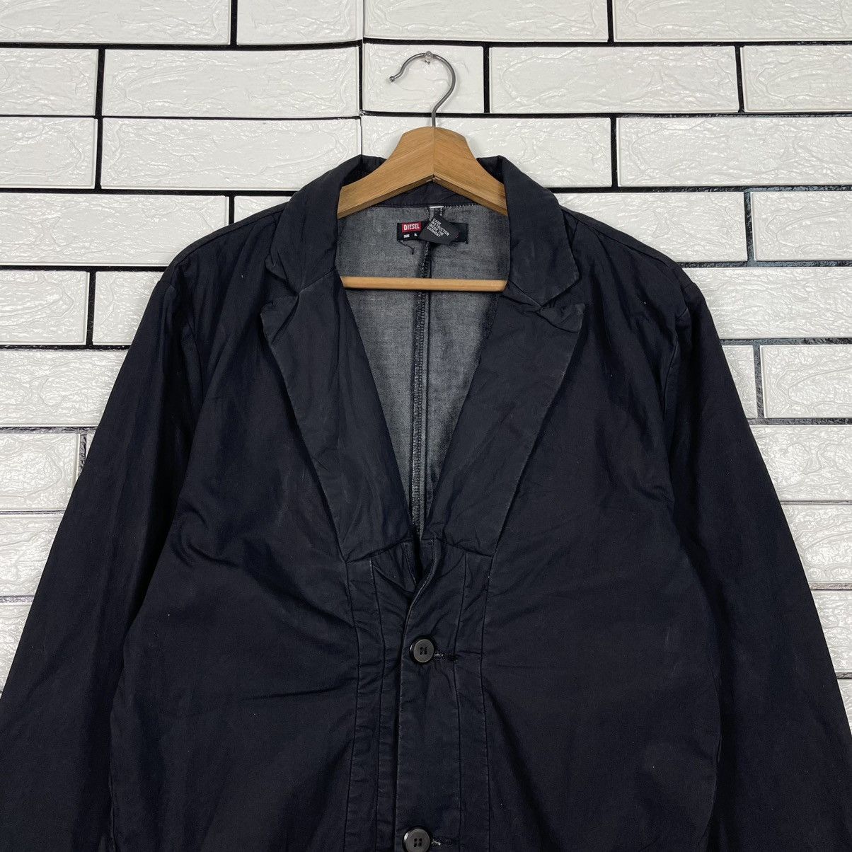 Diesel Diesel Black Casual Jacket Size US M / EU 48-50 / 2 - 2 Thumbnail