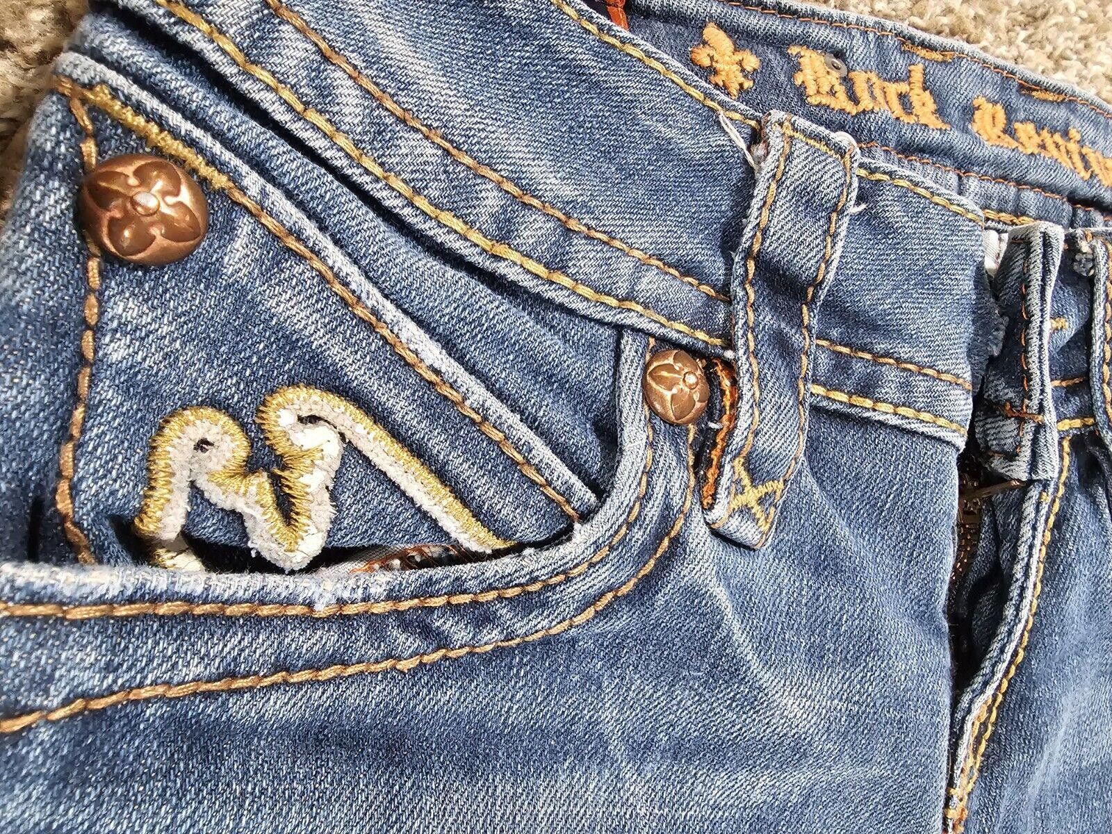 Rock Revival Buckle Rock Revival Jean "Stephanie" Boot 24x31 Distressed Size 42" / US 20 - 3 Thumbnail
